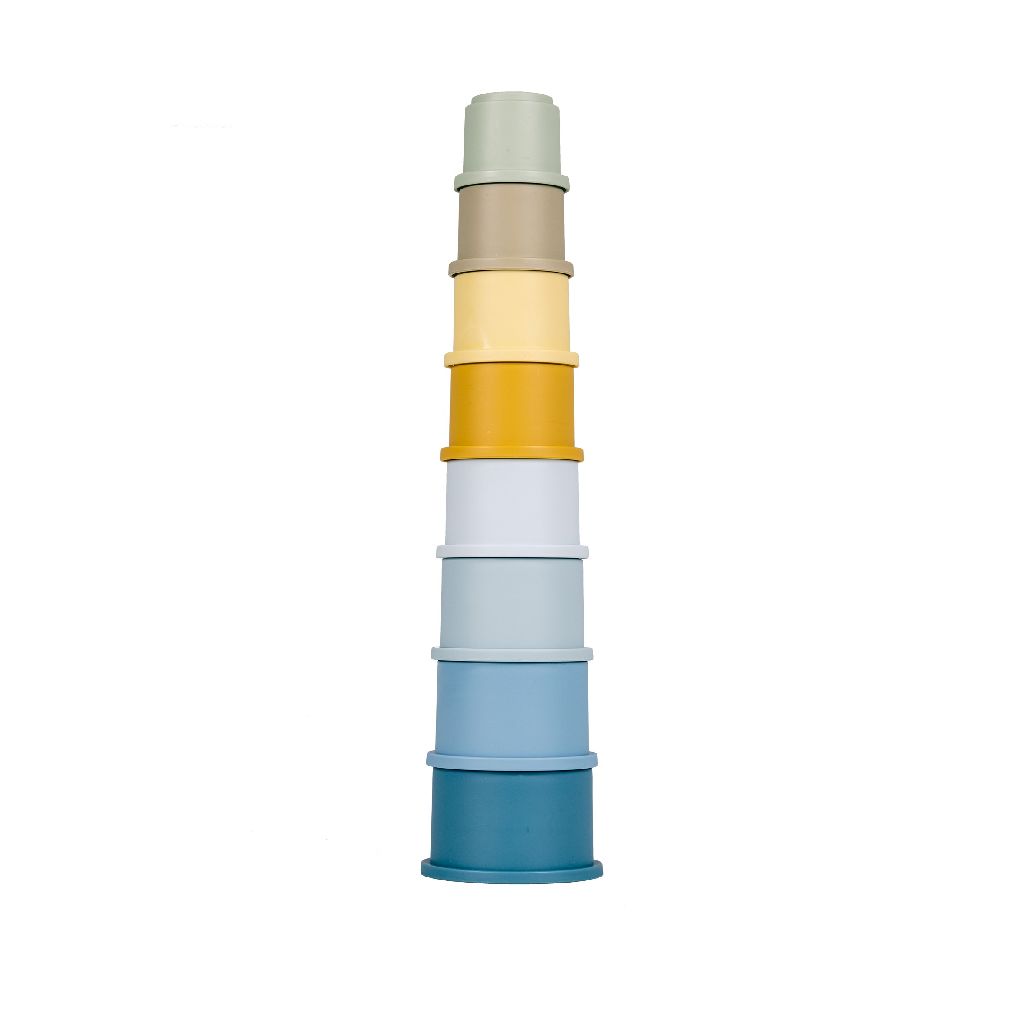 Stapelbekers - blauw