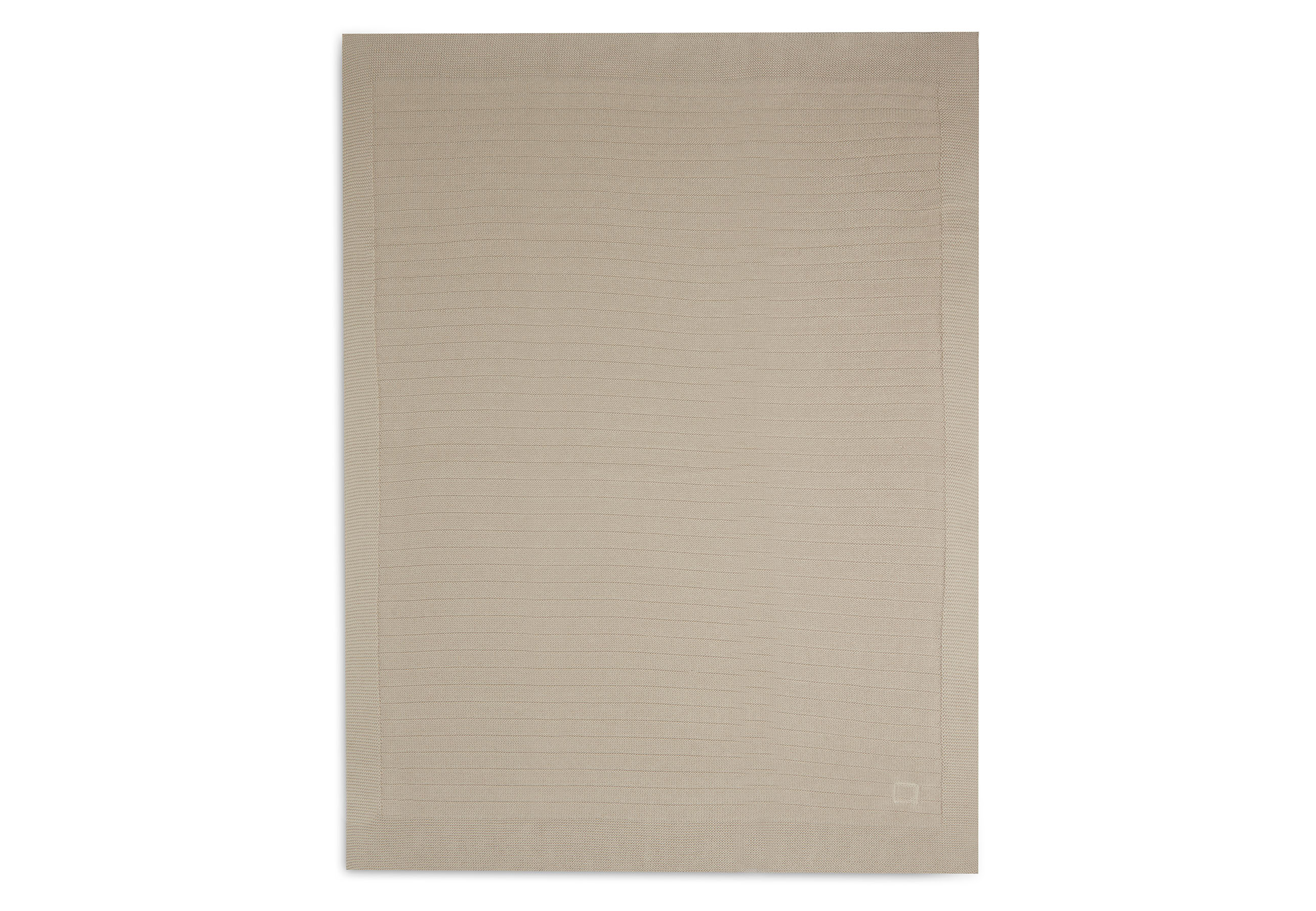 Deken Ledikant Pure Knit - Nougat