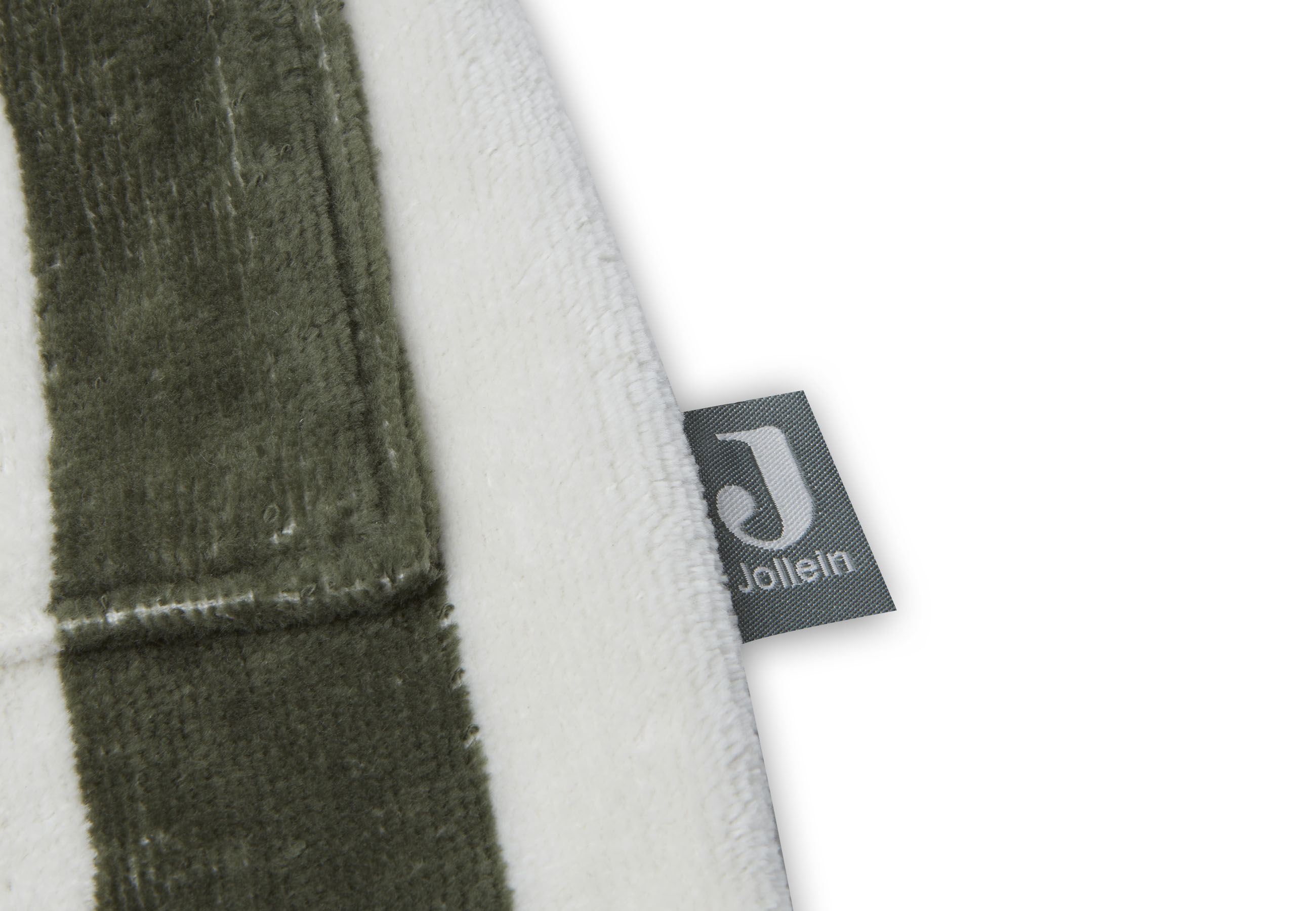 Badjas 1-2 jaar Stripe Terry - Leaf green - GOTS Badjas 1-2 jaar Stripe Terry - Leaf green - GOTS