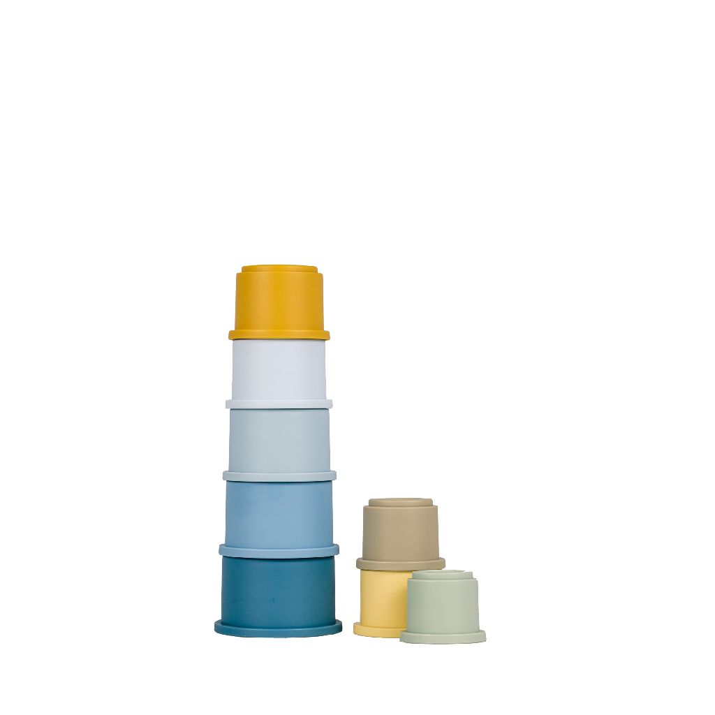 Stapelbekers - blauw