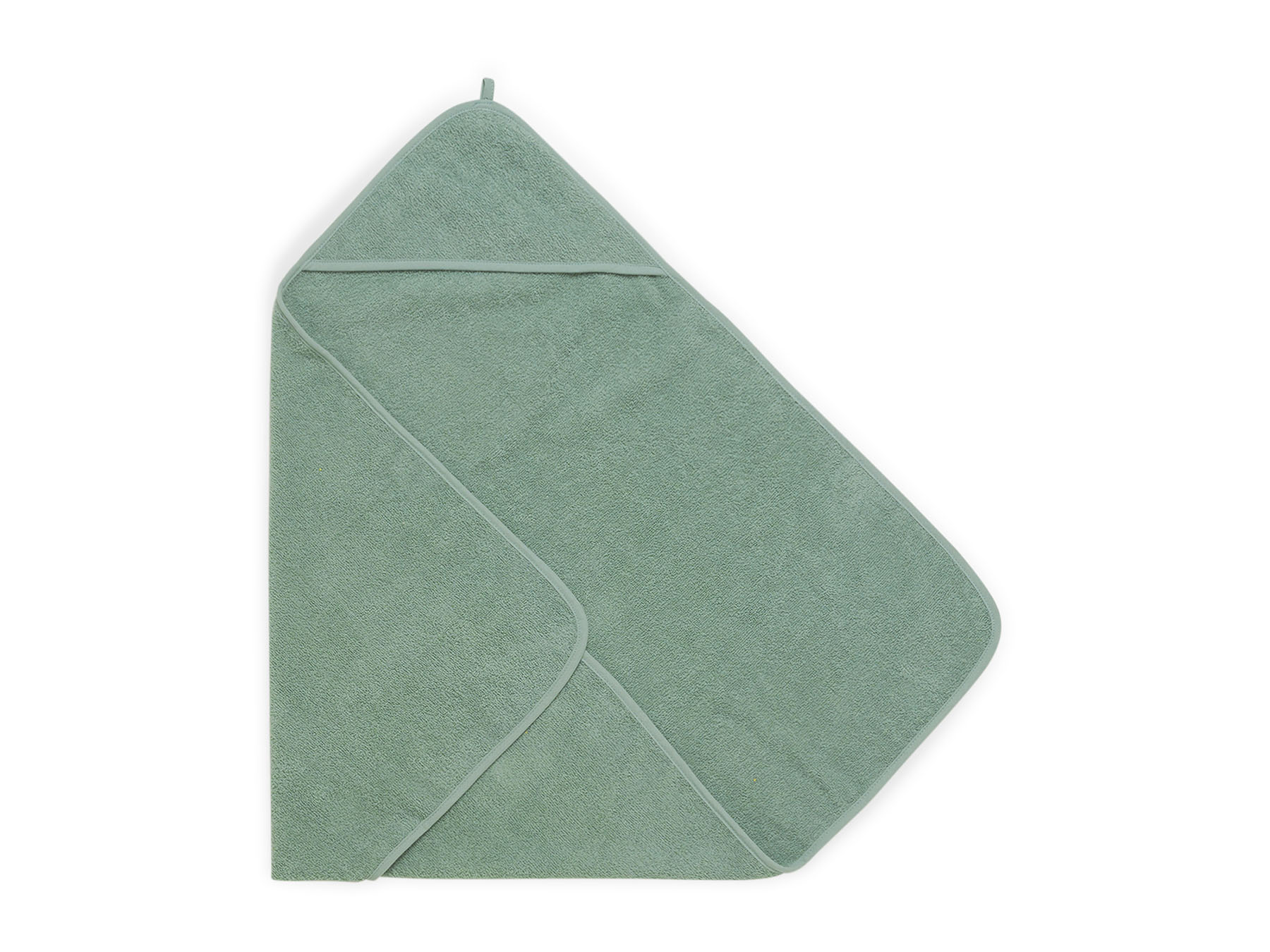 Badcape badstof - Ash green
