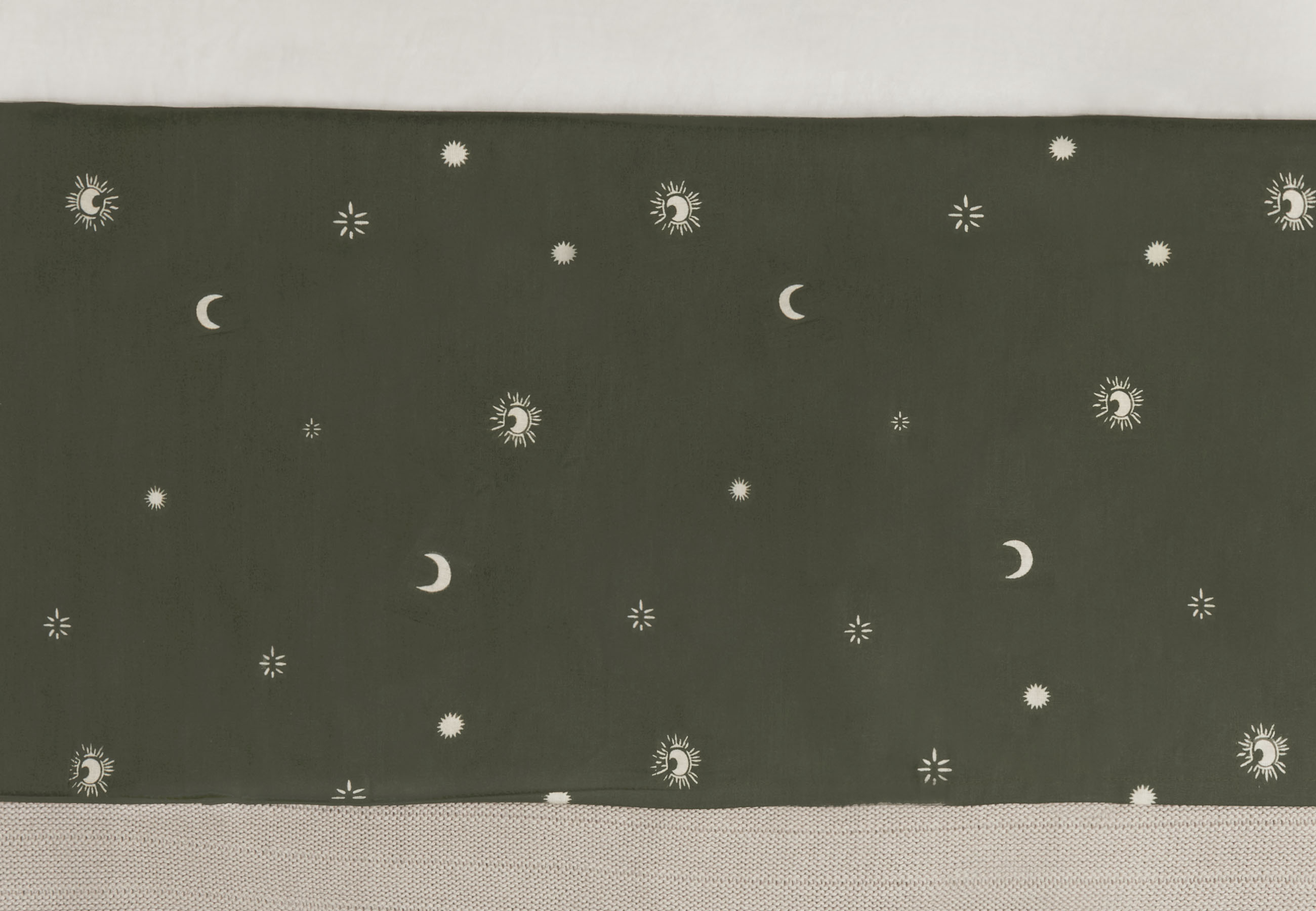 Laken ledikant 120 x 150 cm - Stargaze Leaf green