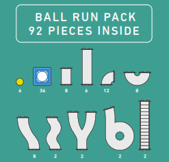 Connetix Ball Run Pack - 92 stuks