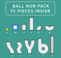 Connetix Ball Run Pack - 92 stuks Connetix Ball Run Pack - 92 stuks