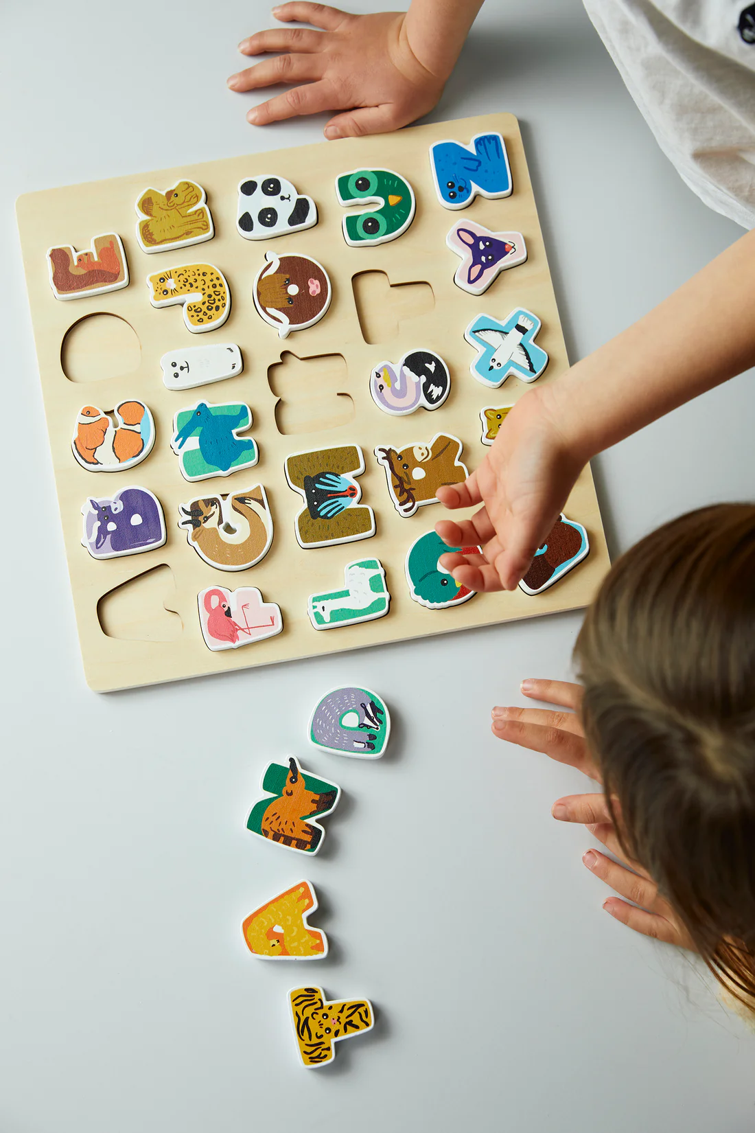 Stoere Dieren Alfabet Puzzel