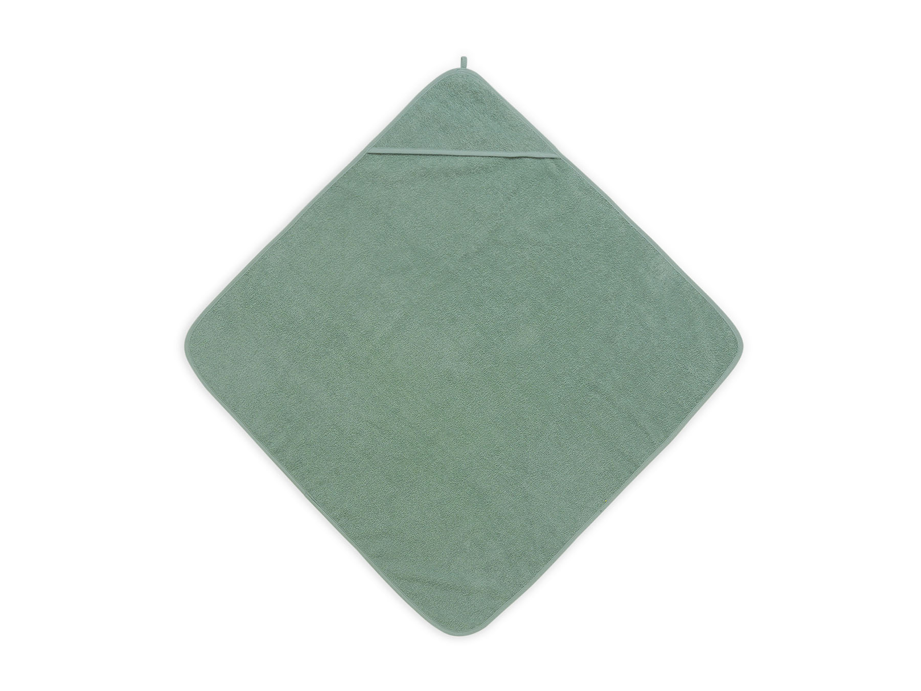 Badcape badstof - Ash green