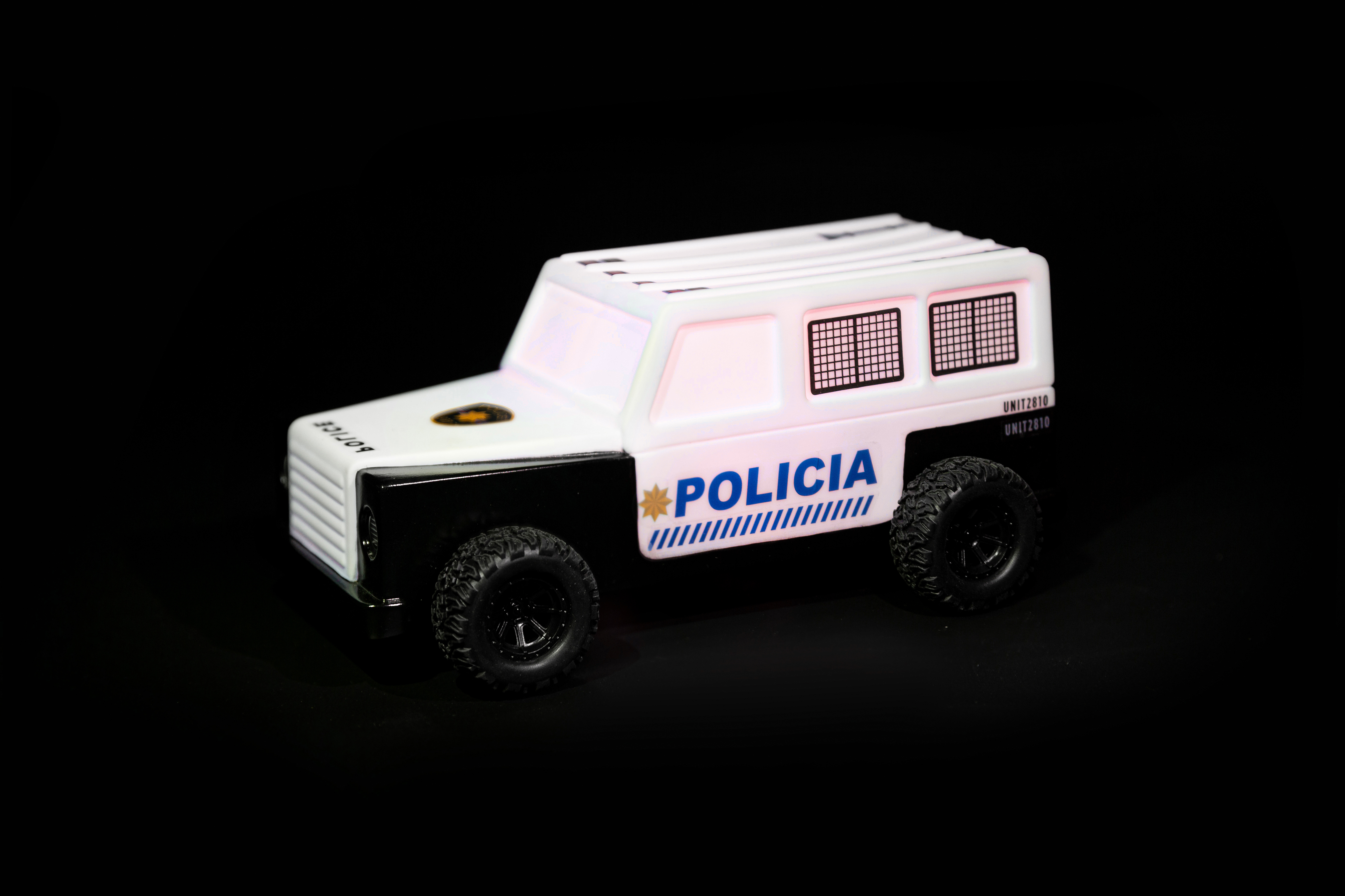 Nachtlampje politieauto