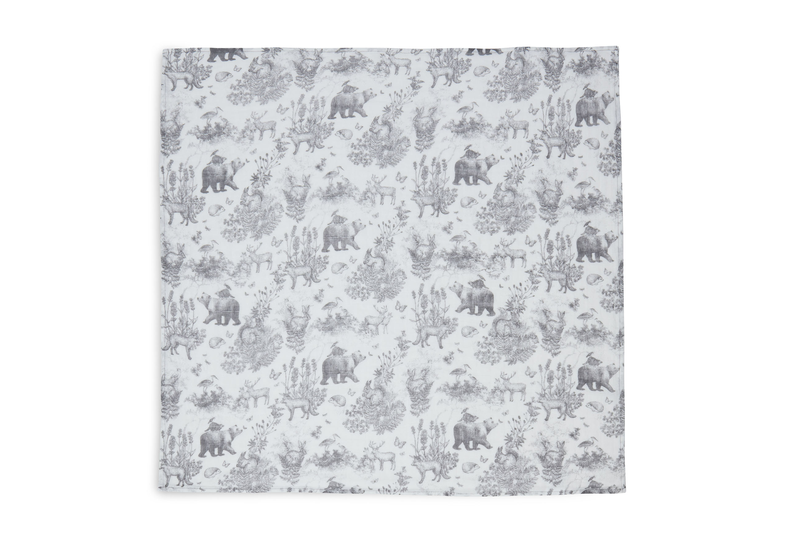 Hydrofiel Multidoek 70x70cm Pimpelmees Forest Animals (2pck)