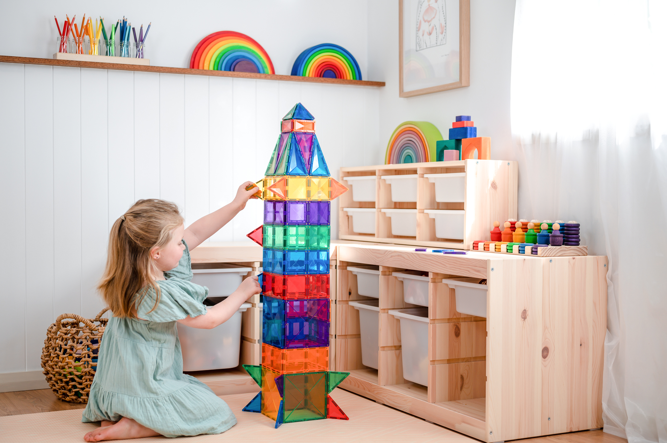 Connetix Rainbow Creative Pack - 102 stuks Connetix Rainbow Creative Pack - 102 stuks
