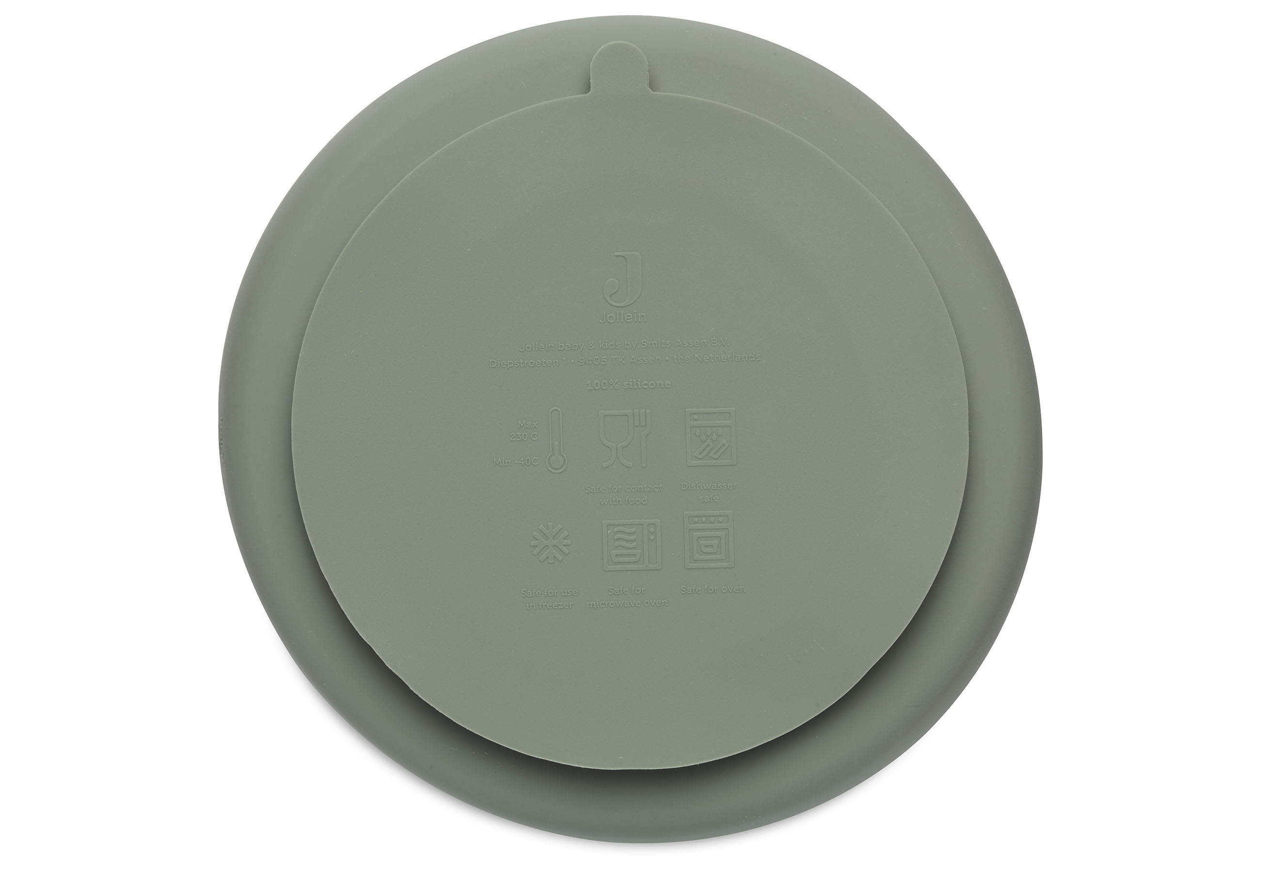 Bordje Siliconen - Ash green