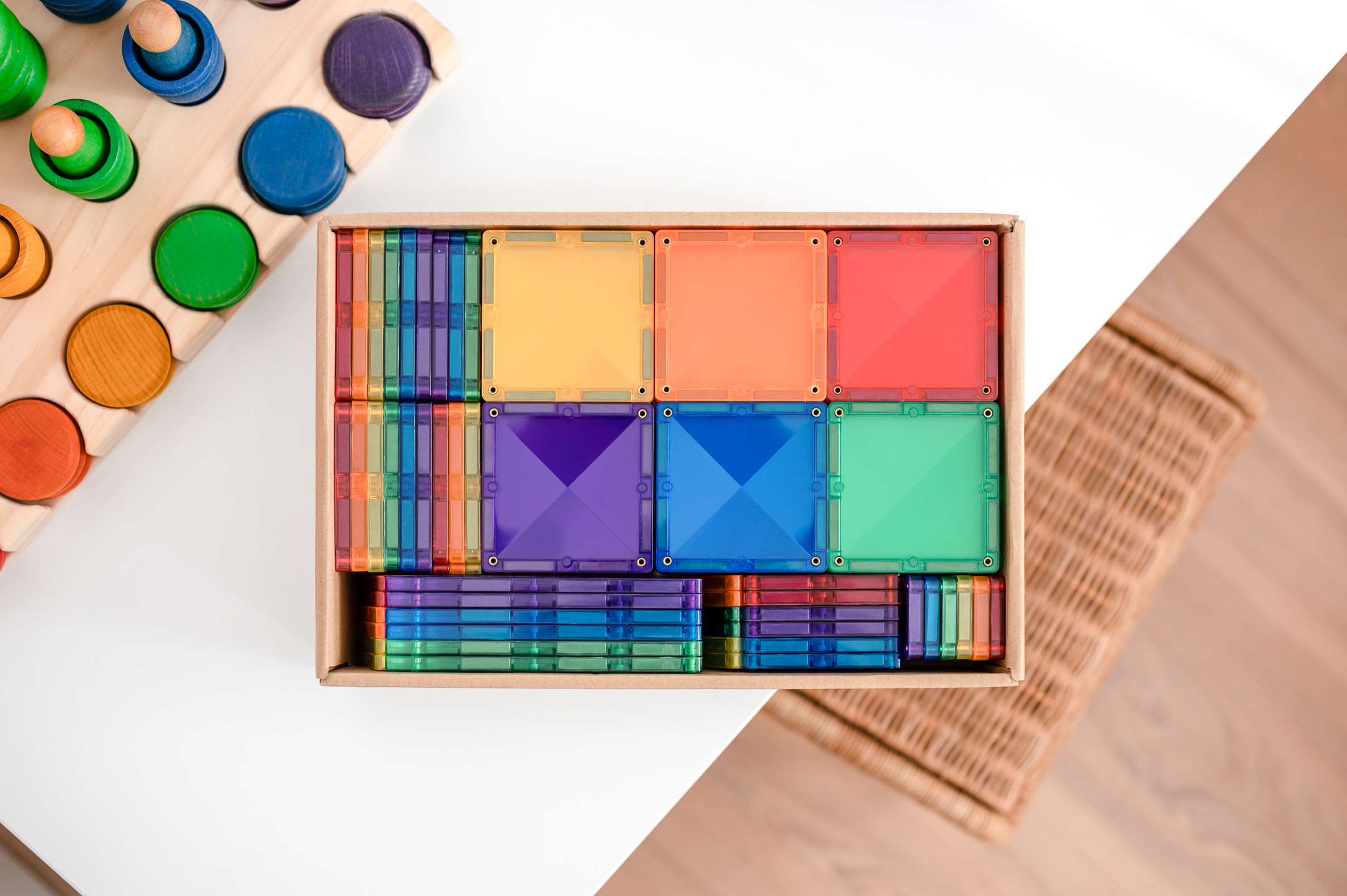 Connetix Rainbow Creative Pack - 102 stuks Connetix Rainbow Creative Pack - 102 stuks