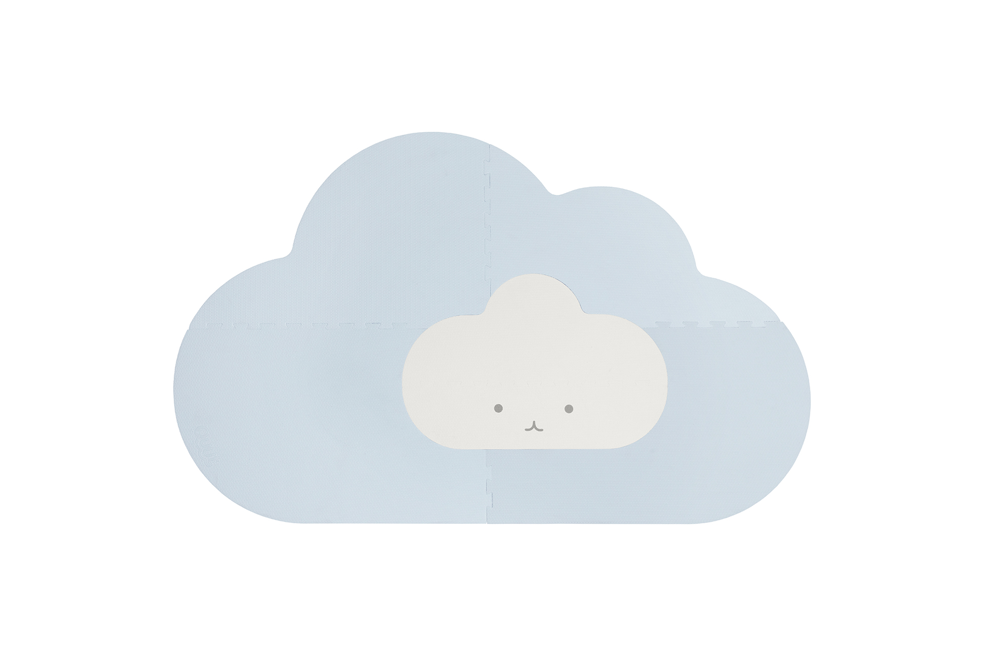 Speelmat cloud small - dusty blue Speelmat cloud small - dusty blue