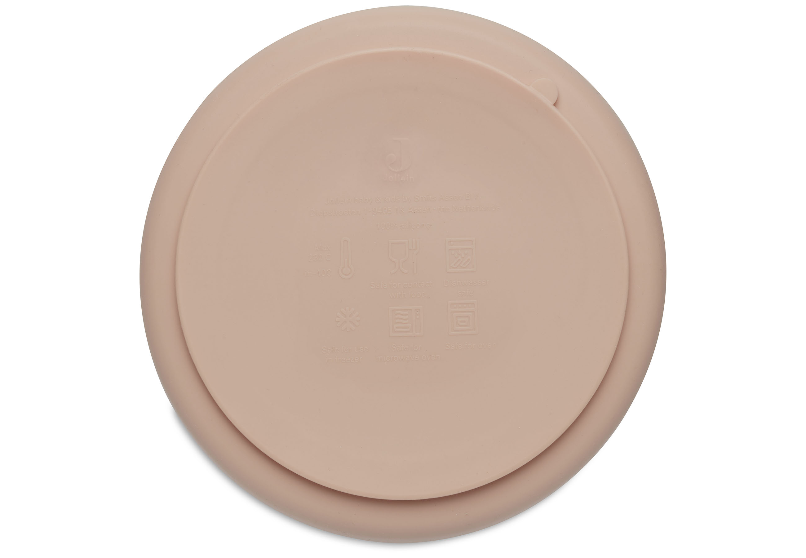 Bordje Siliconen - Pale pink