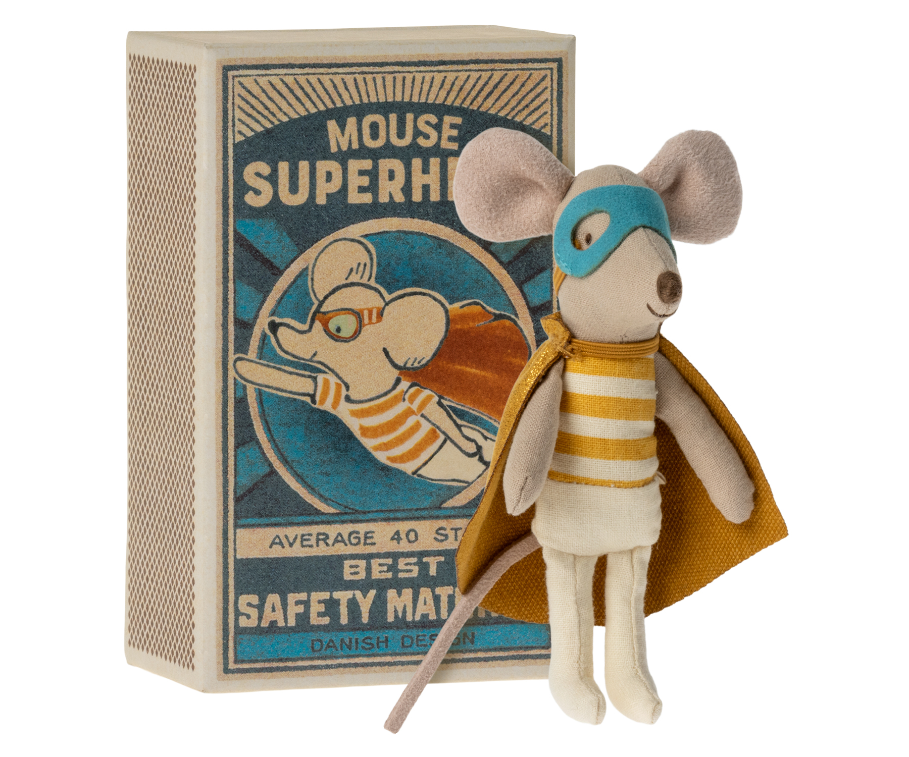 Maileg Superheld muis - Kleine broer