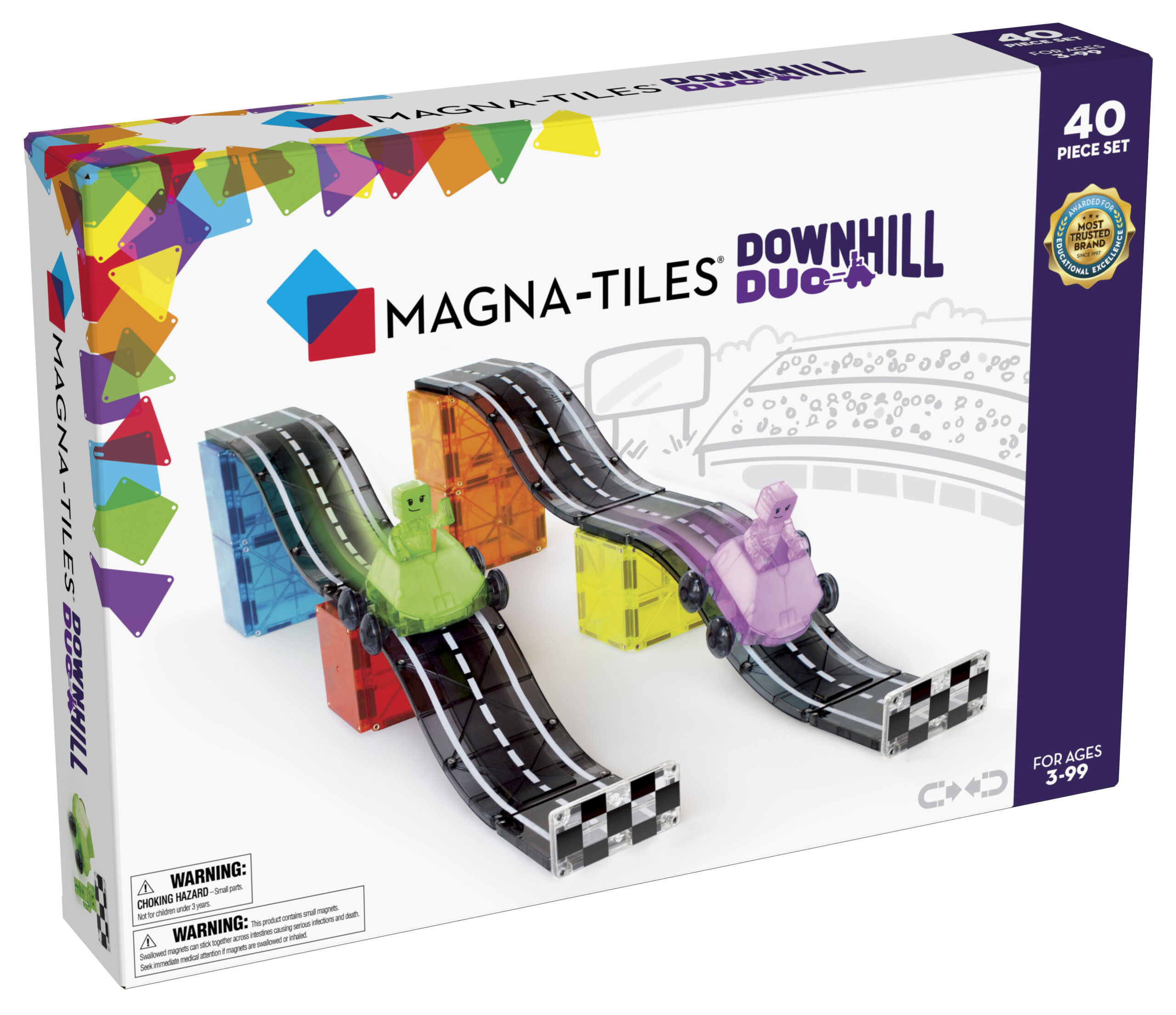 MAGNA-TILES Downhill Duo 40 stuks MAGNA-TILES Downhill Duo 40 stuks