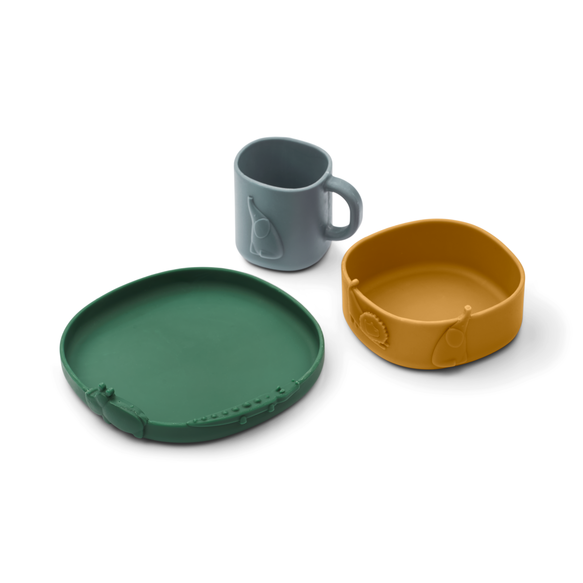LIEWOOD Kine Eetset - Golden caramel mix