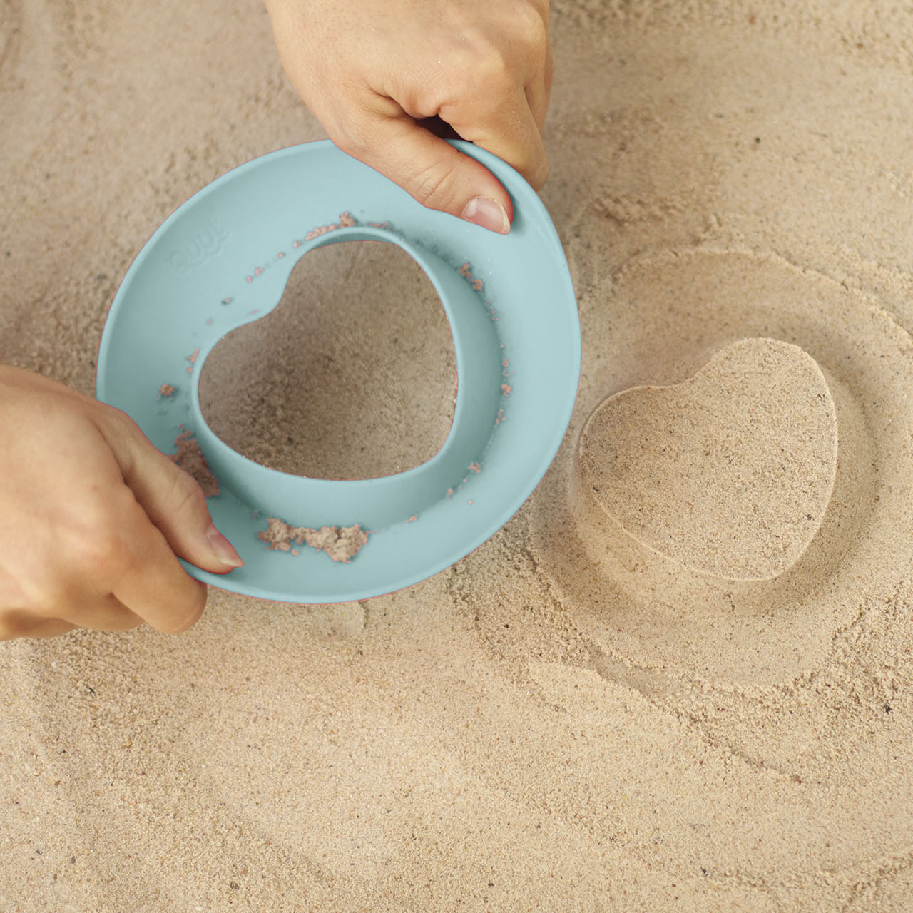 Strandvormpje Magic Shaper - Hartje - Geel