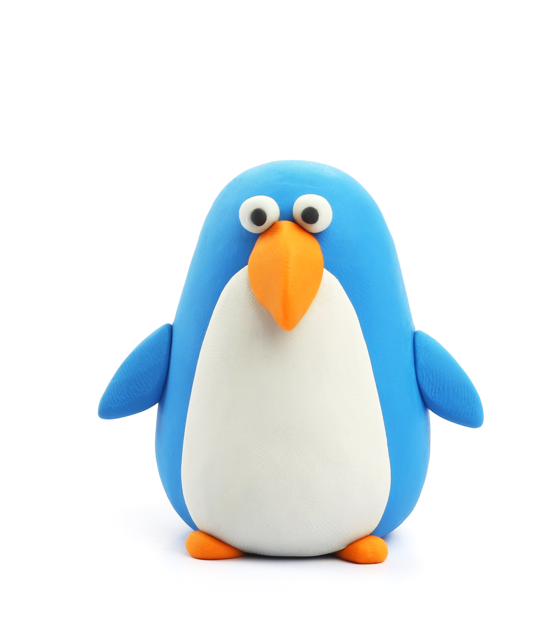 Boetseerklei Vogels - 1 figuur - Pinguïn
