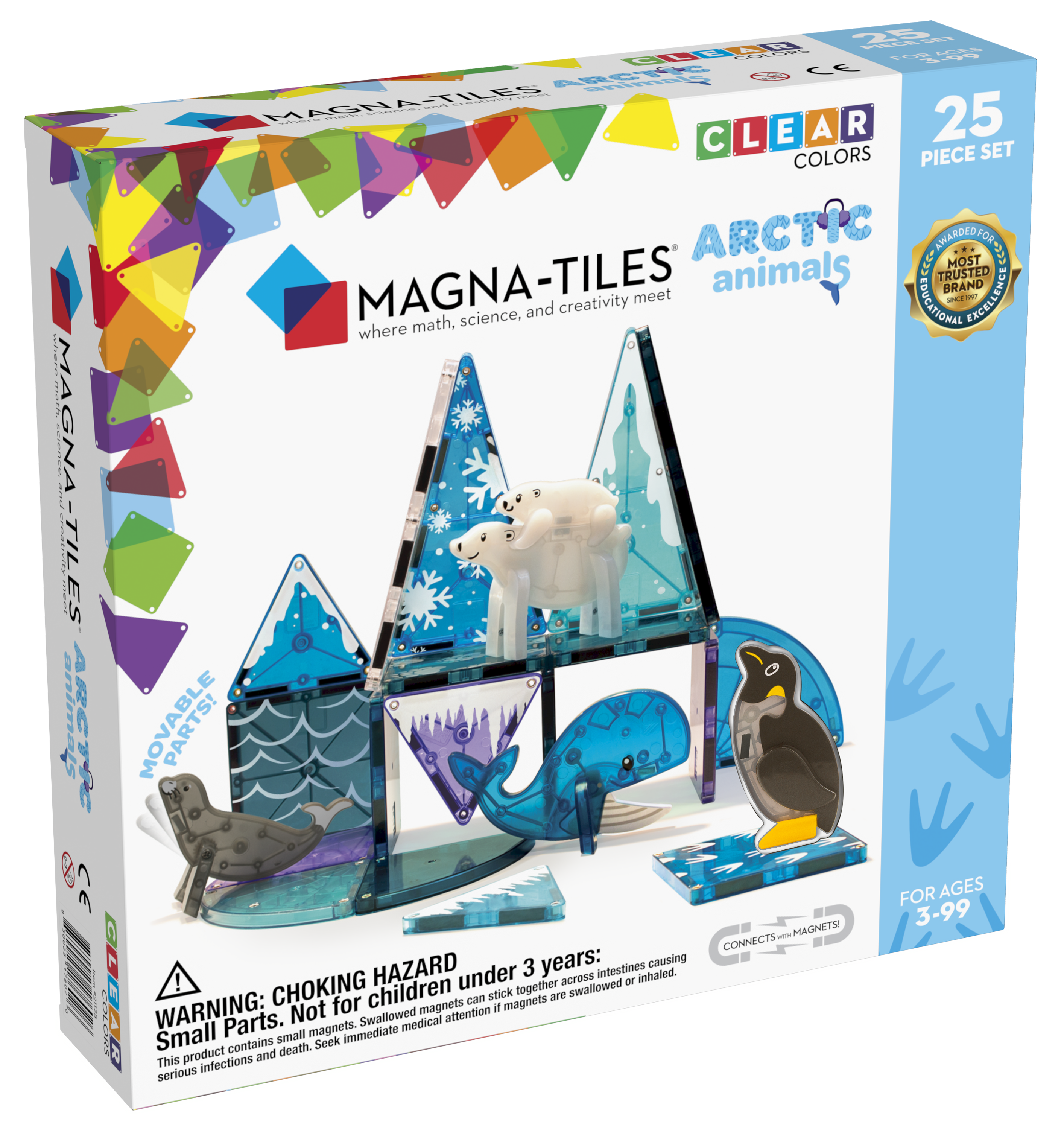 MAGNA-TILES Arctic Animals 25 stuks