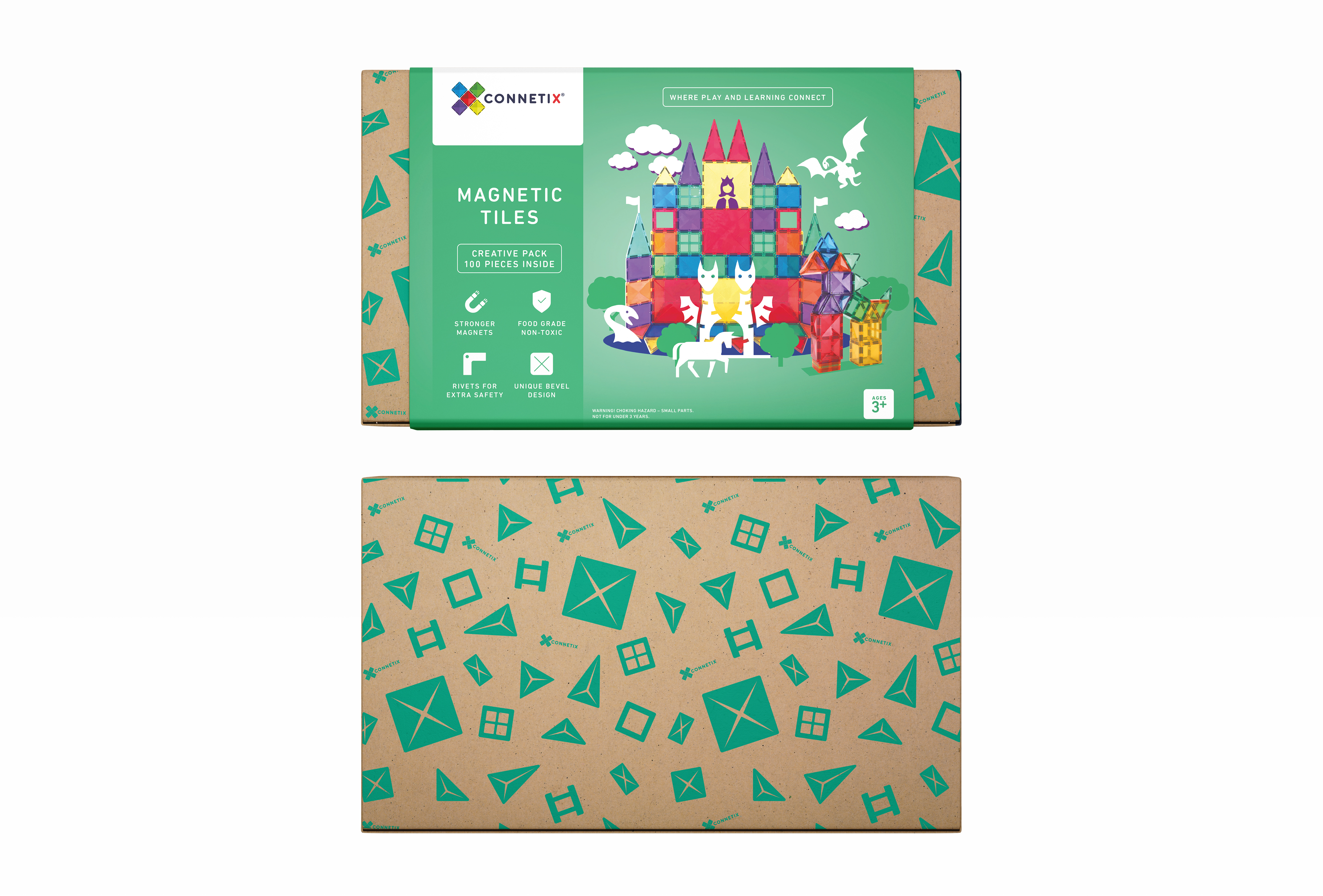 Connetix Creative Pack - 100 stuks