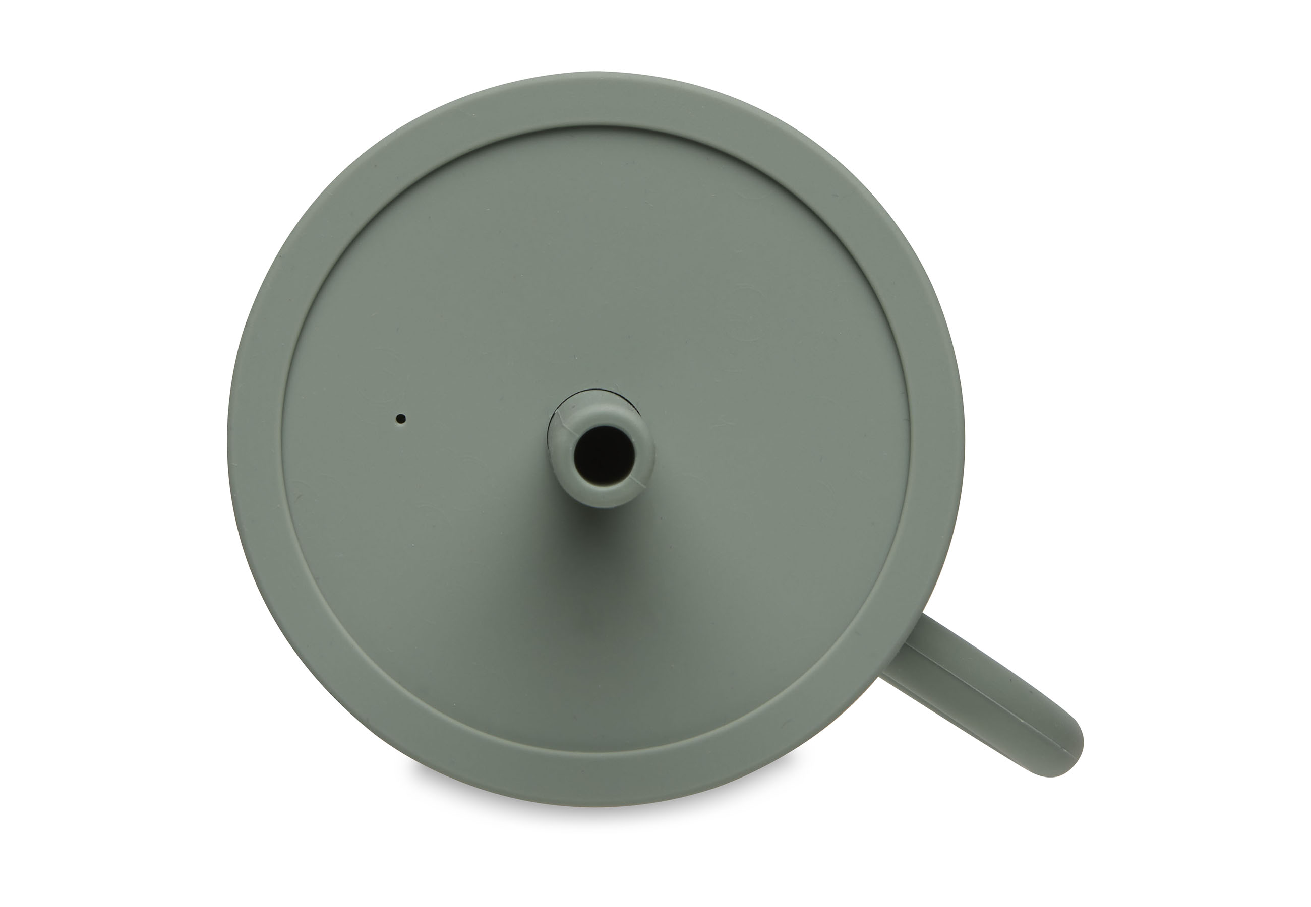 Drinkbeker Met Rietje Siliconen - Ash green