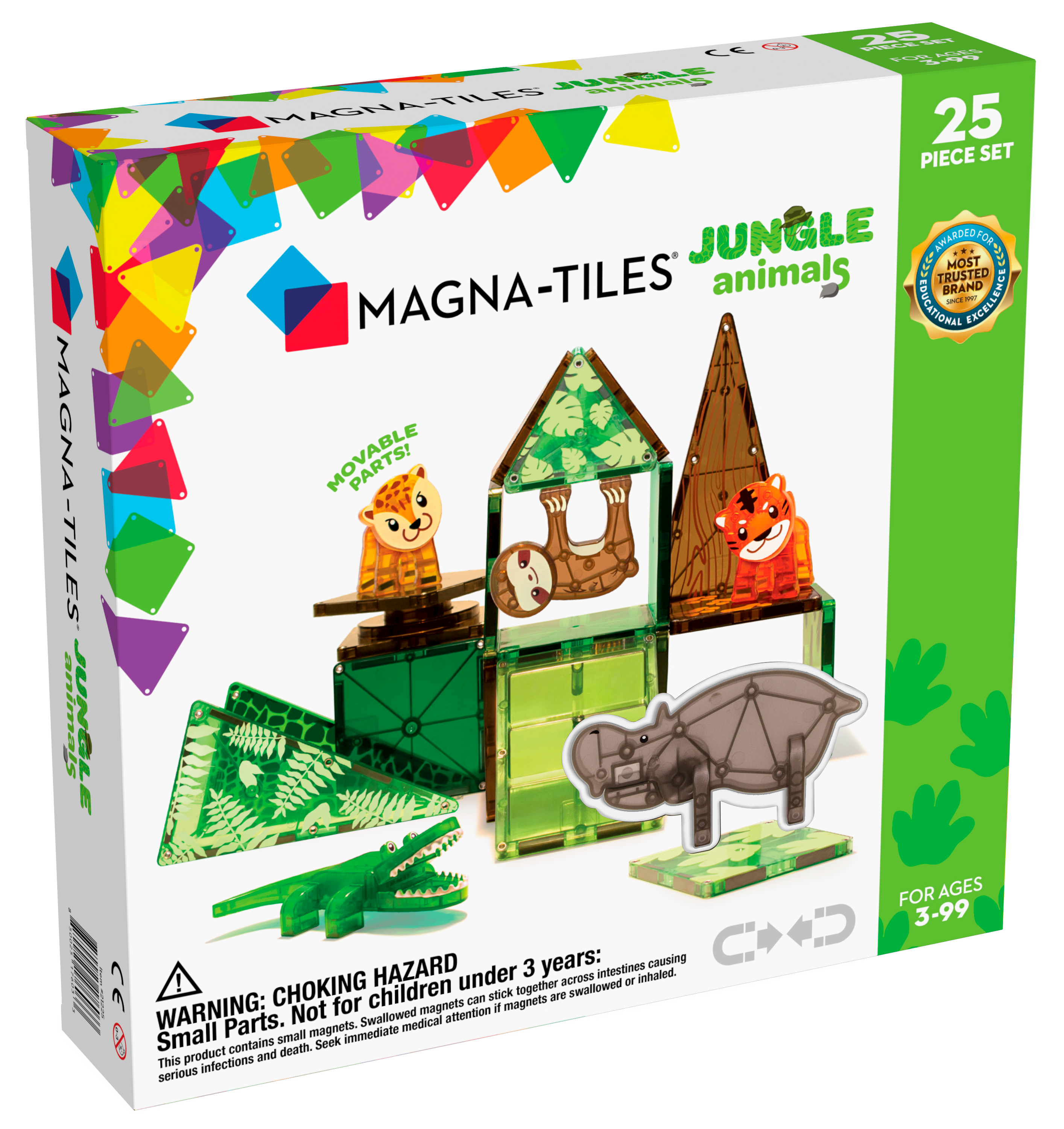 MAGNA-TILES Jungle Animals 25 stuks