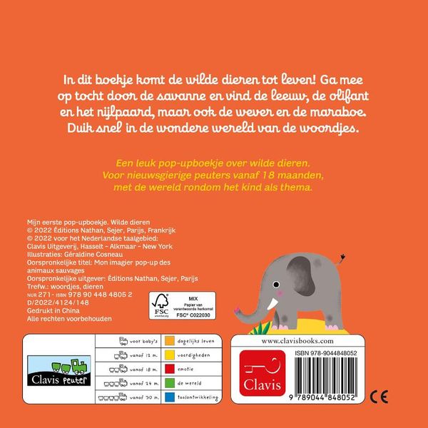 Wilde dieren (pop-up boekje)