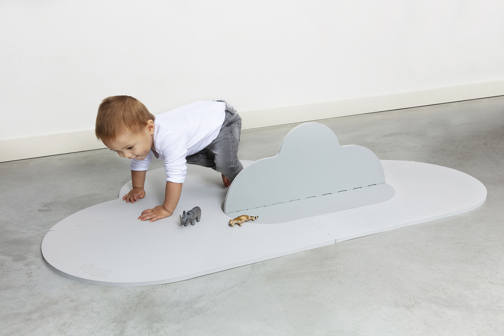 Speelmat cloud small - pearl grey Speelmat cloud small - pearl grey