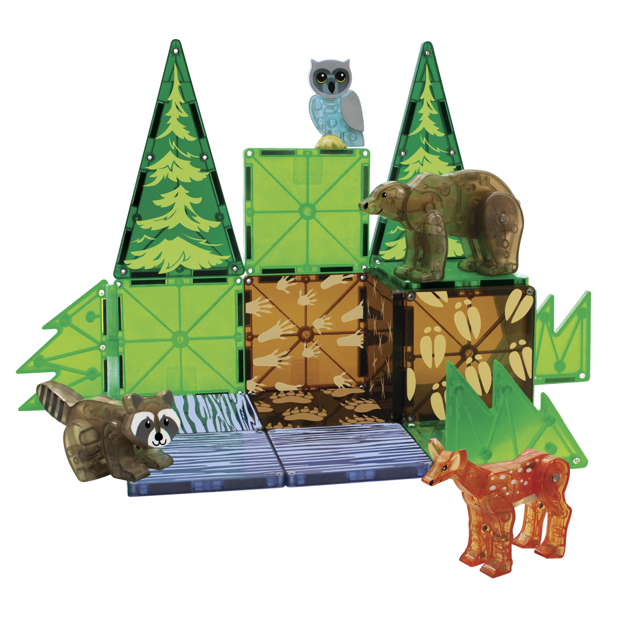 MAGNA-TILES Forest Animals 25 stuks