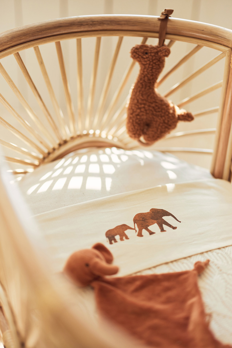 Knuffeldoekje elephant - Caramel