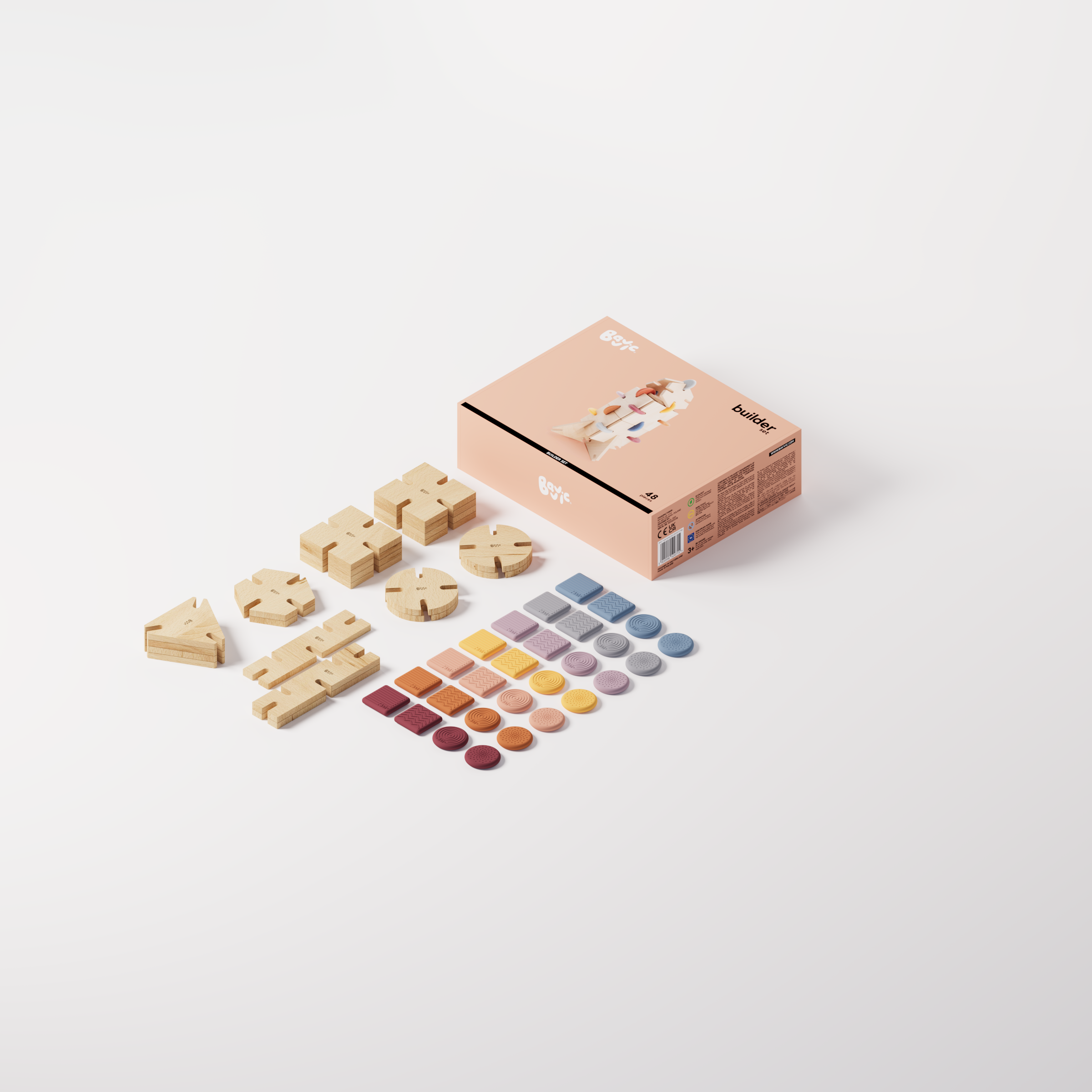 BAVVIC Builder Set - 48 elementen