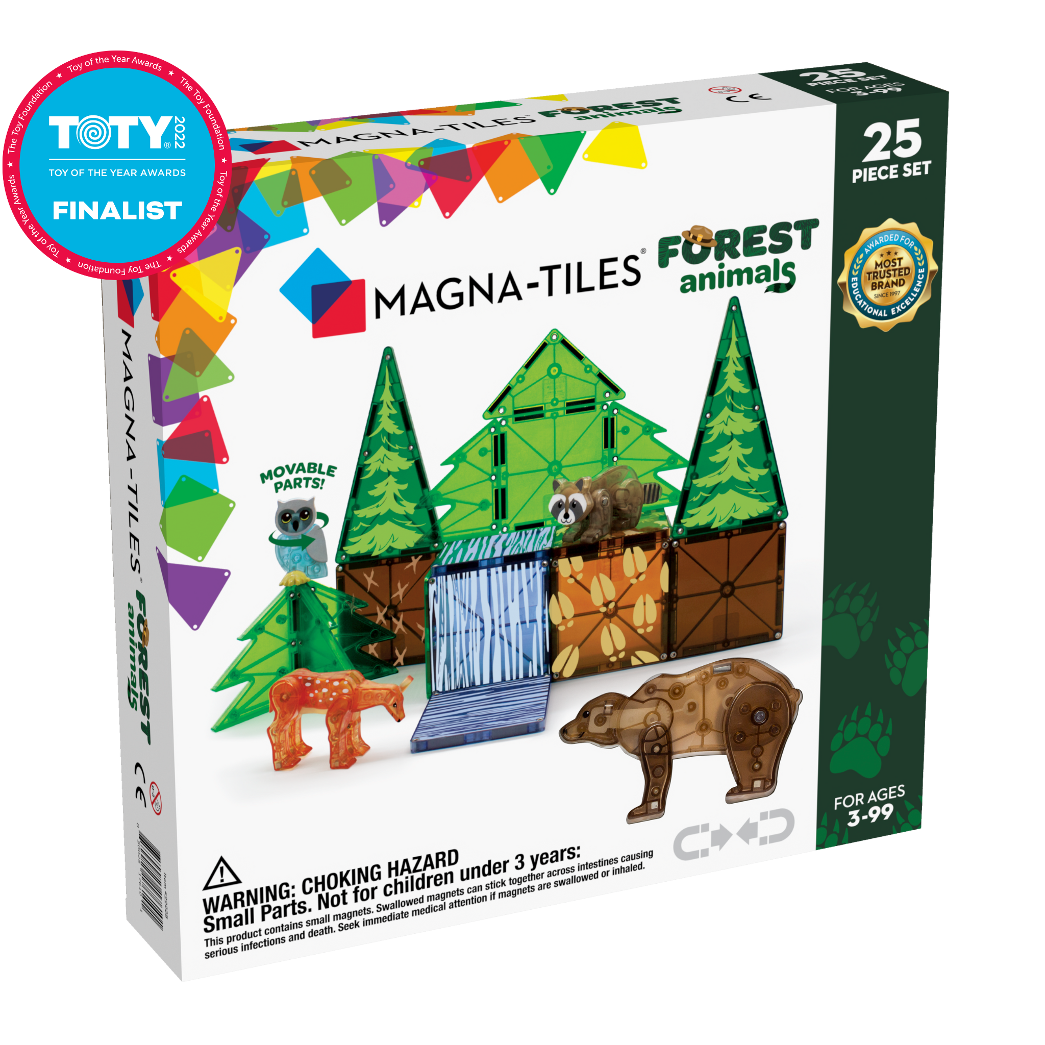 MAGNA-TILES Forest Animals 25 stuks