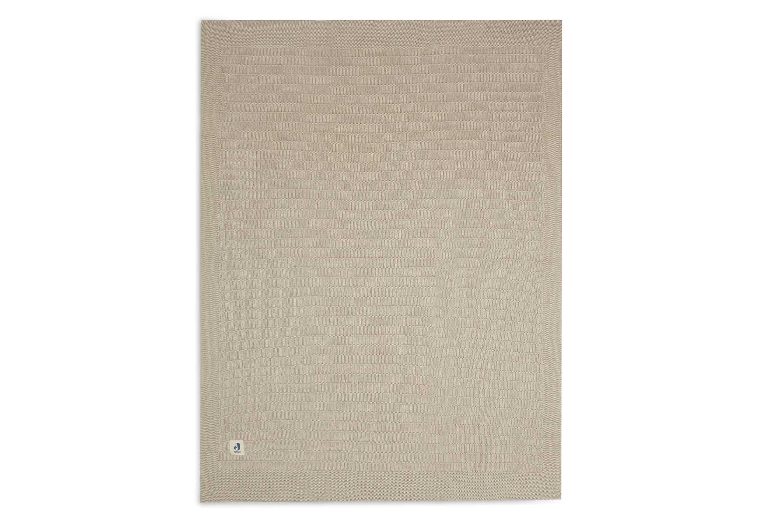 Deken Ledikant Pure Knit - Nougat