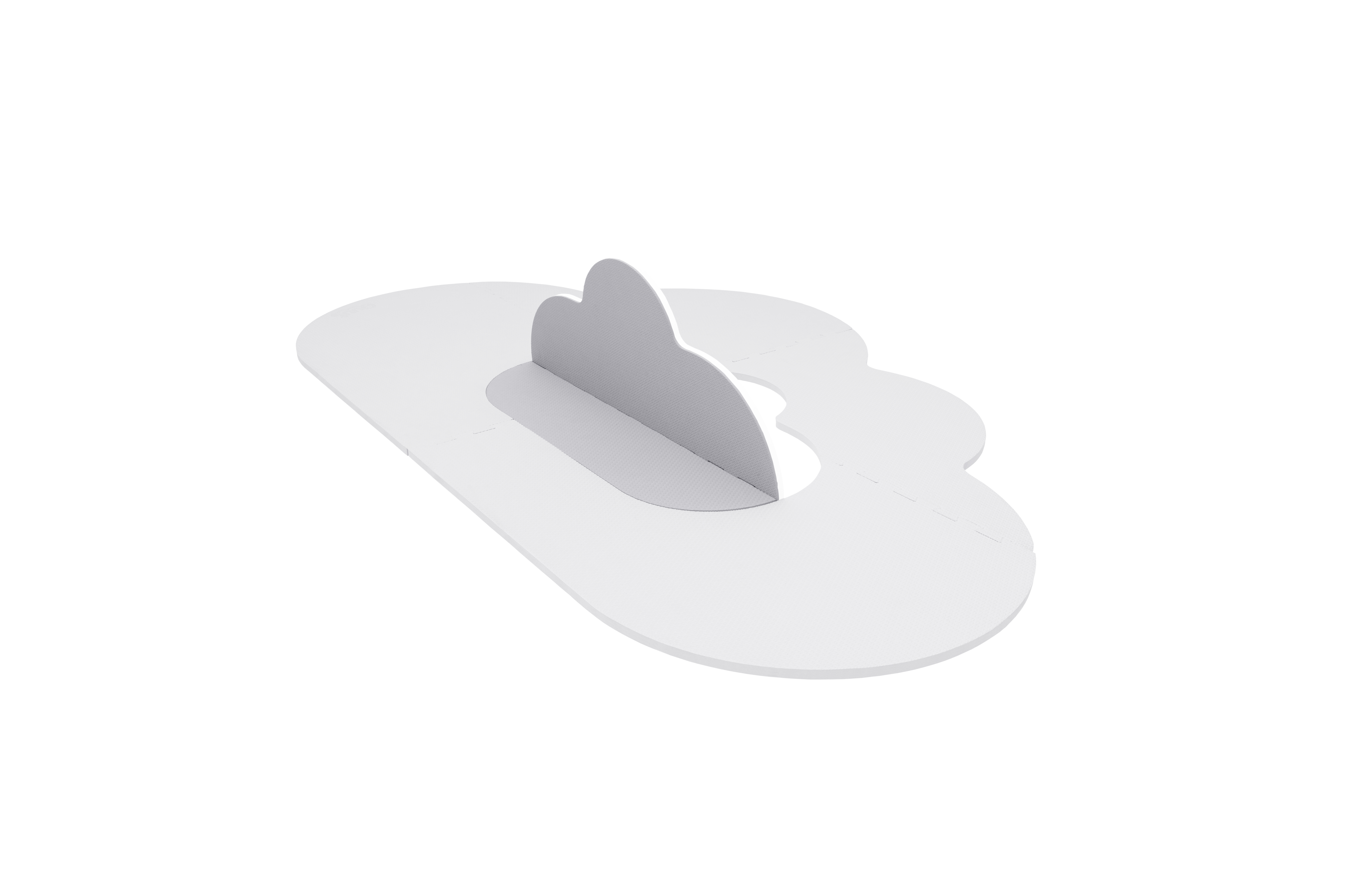 Speelmat cloud small - pearl grey