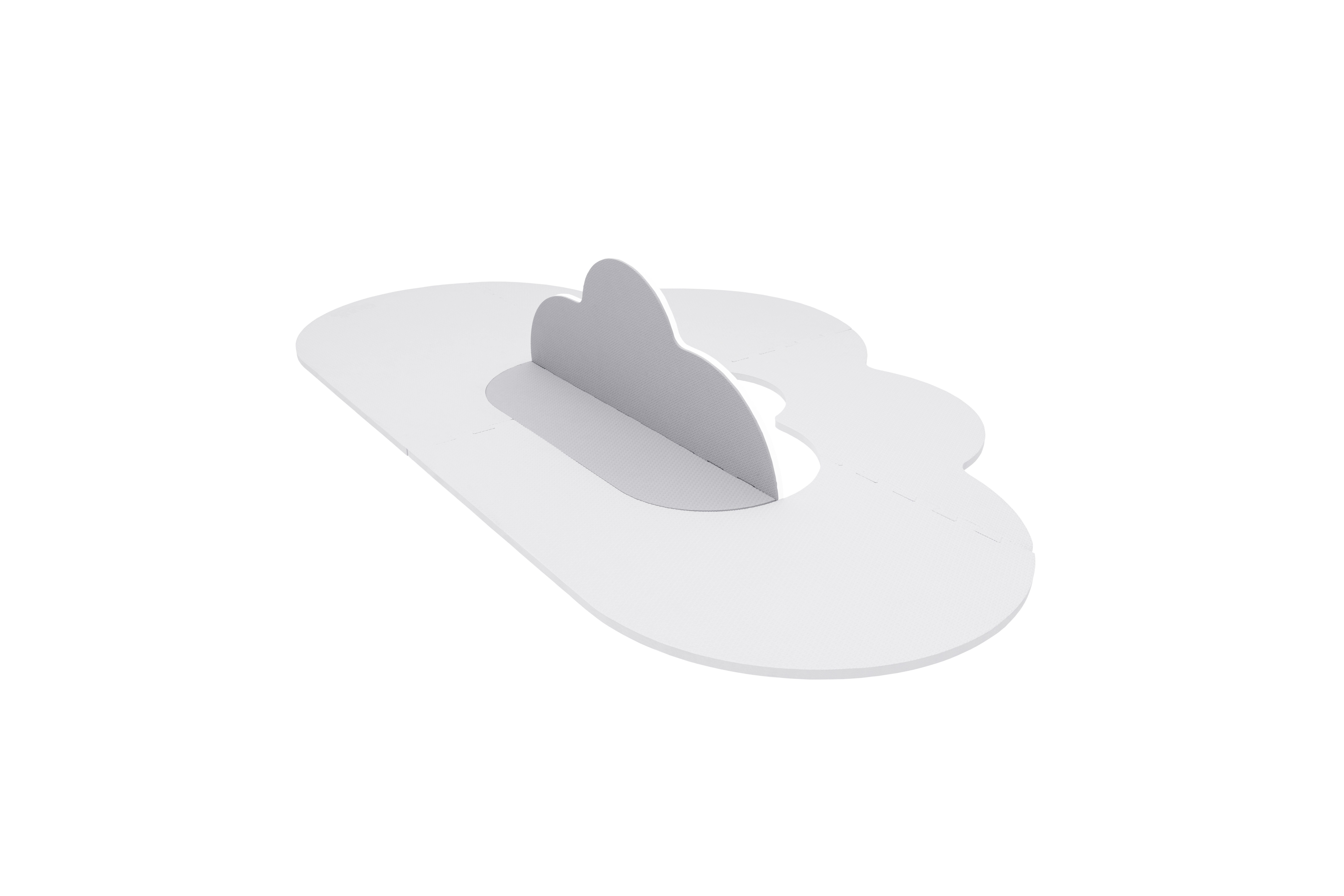 Speelmat cloud small - pearl grey Speelmat cloud small - pearl grey
