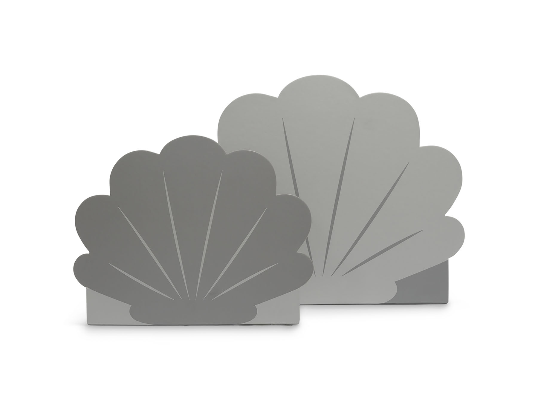 Speelkoffertjes Schelp (2 stuks) - Grey