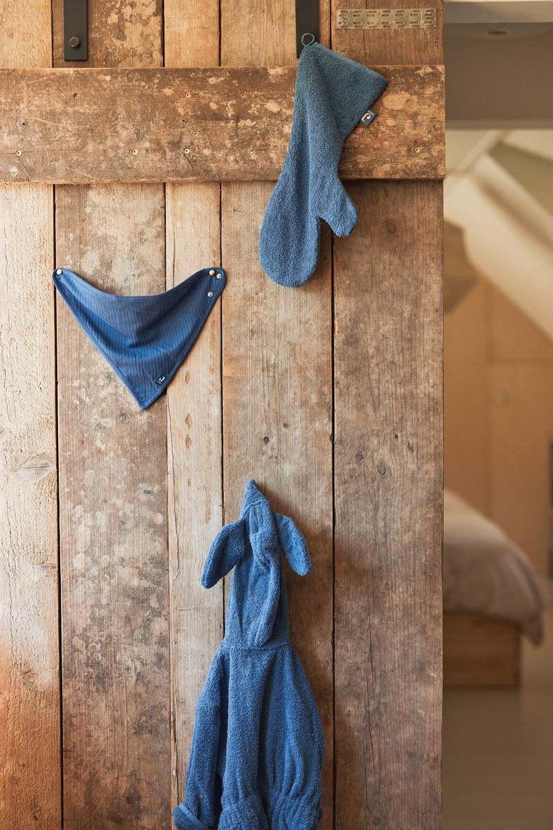 Badjas 1-2 jaar - Jeans blue