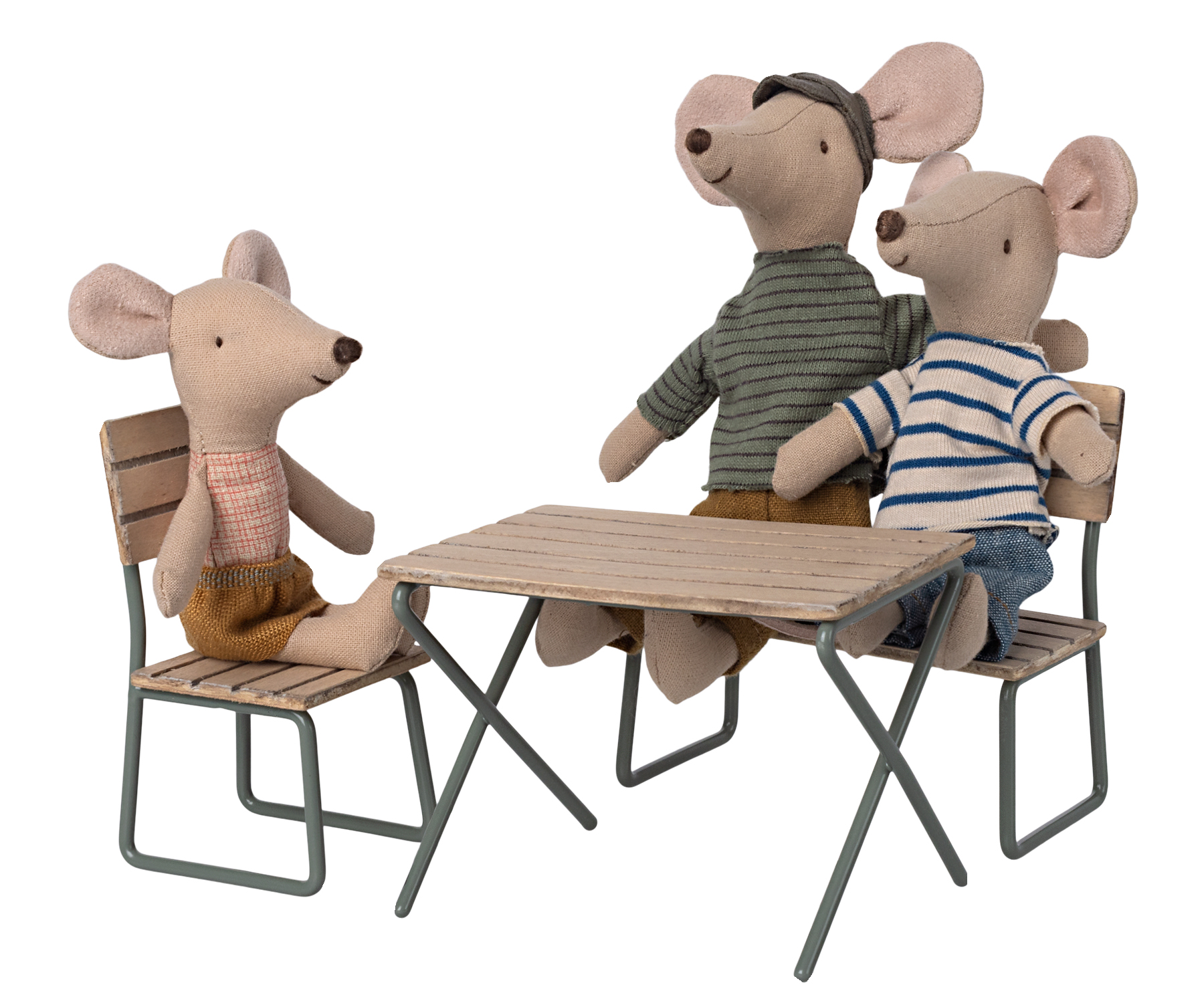 Maileg Miniatuur tuinset - tafel met stoel en bank
