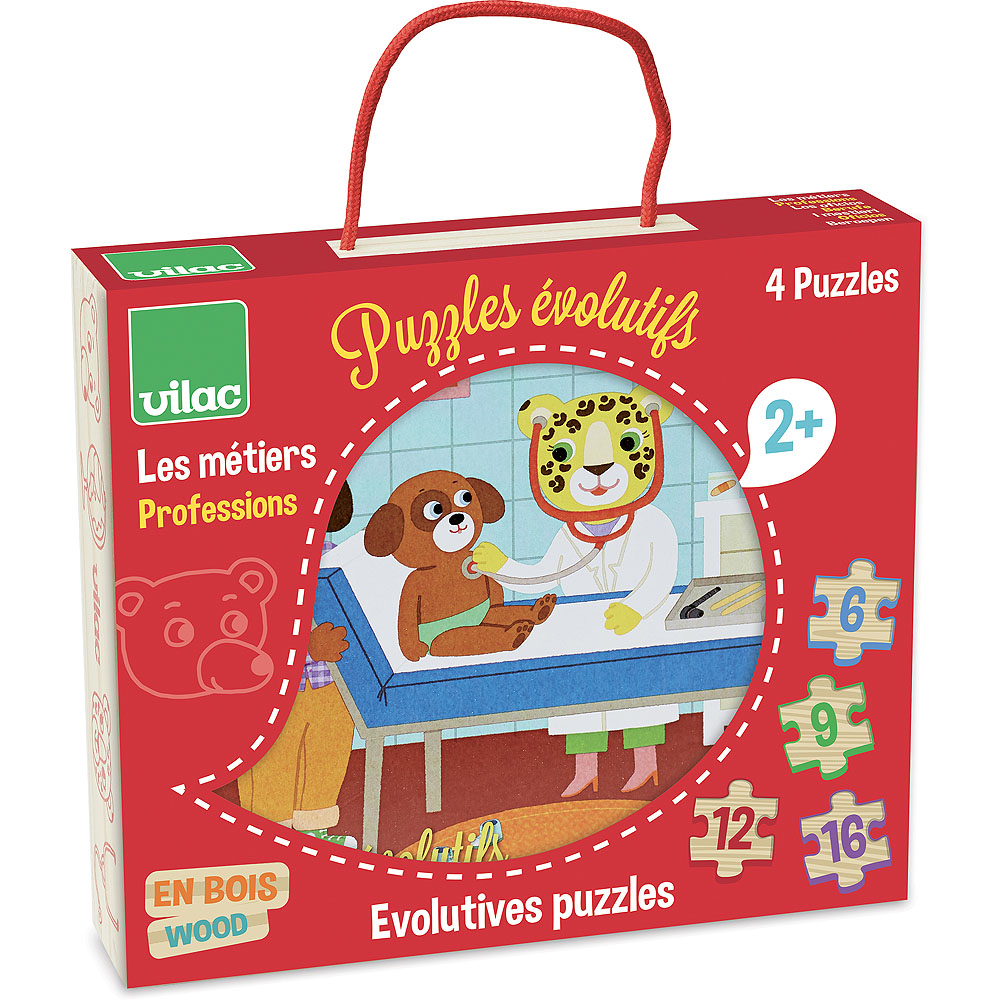 Groei puzzels (6, 9, 12, 16st) - Beroepen