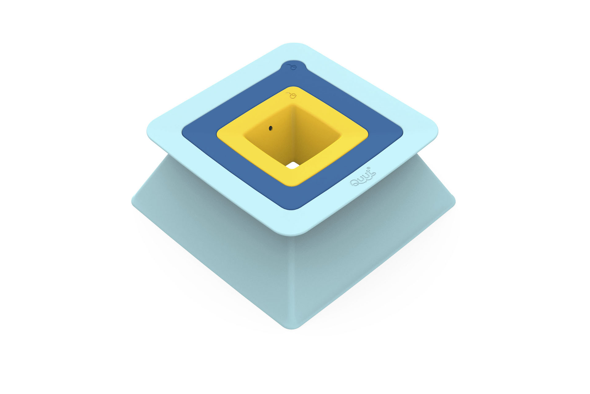Pyramide bouwer Pira - Vintage blue / Deep blue / Mellow Yellow Pyramide bouwer Pira - Vintage blue / Deep blue / Mellow Yellow