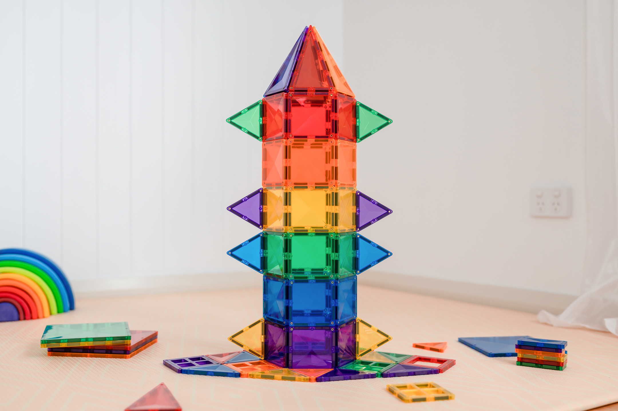 Connetix Rainbow Creative Pack - 102 stuks Connetix Rainbow Creative Pack - 102 stuks