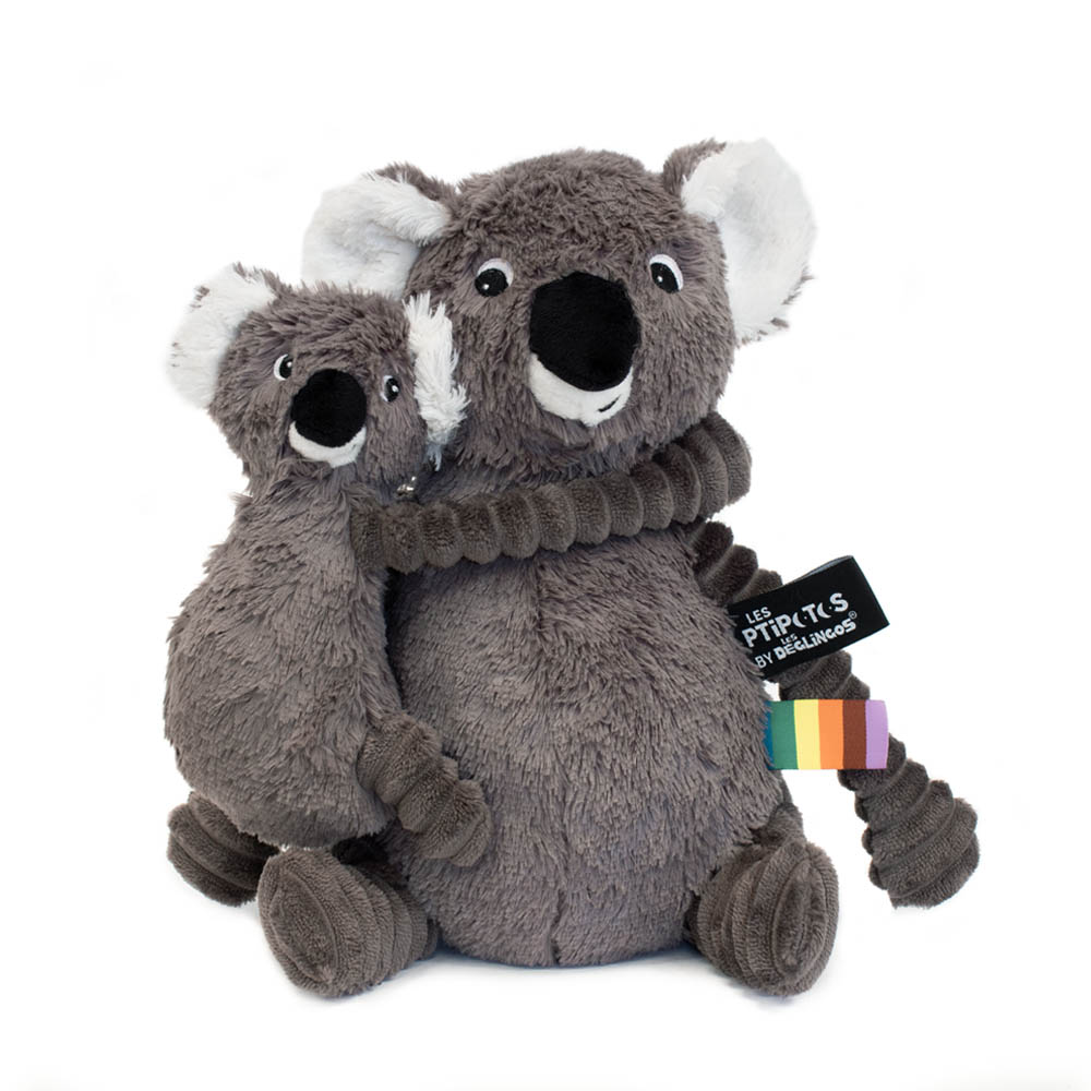 Ptipotos Koala met baby - grijs
