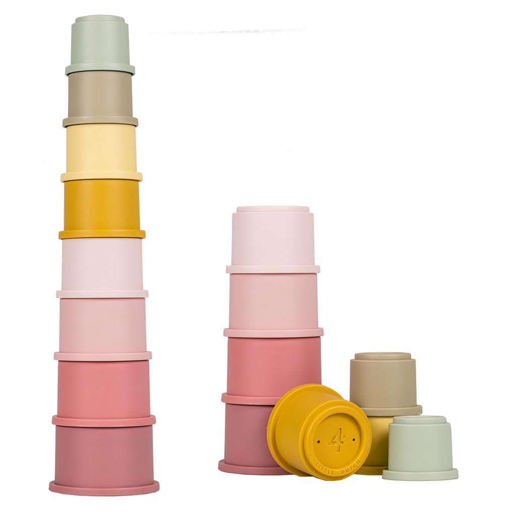 Stapelbekers - roze