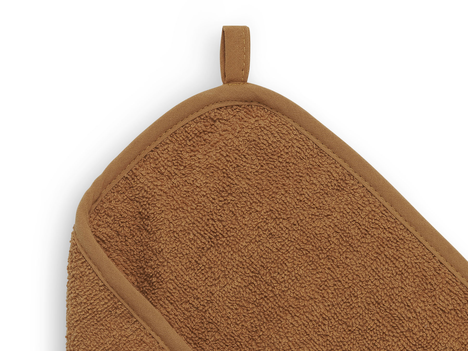 Badcape badstof - Caramel