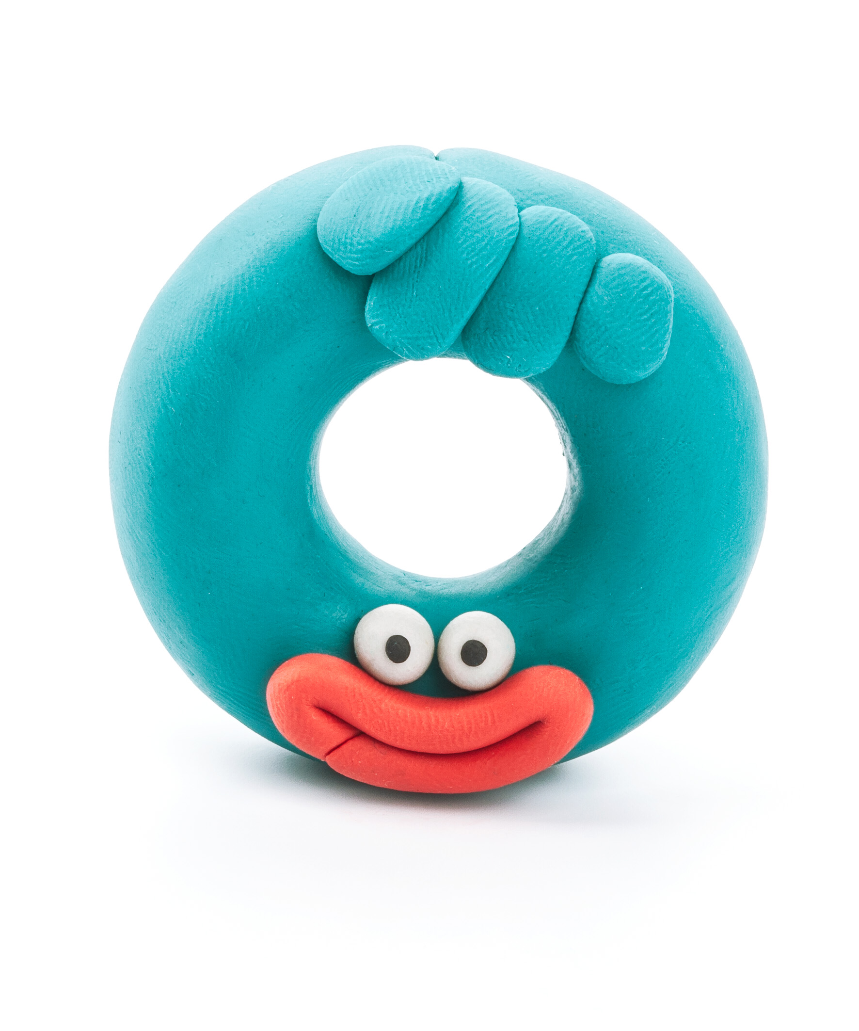 Boetseerklei Monsters - 1 figuur - Donut