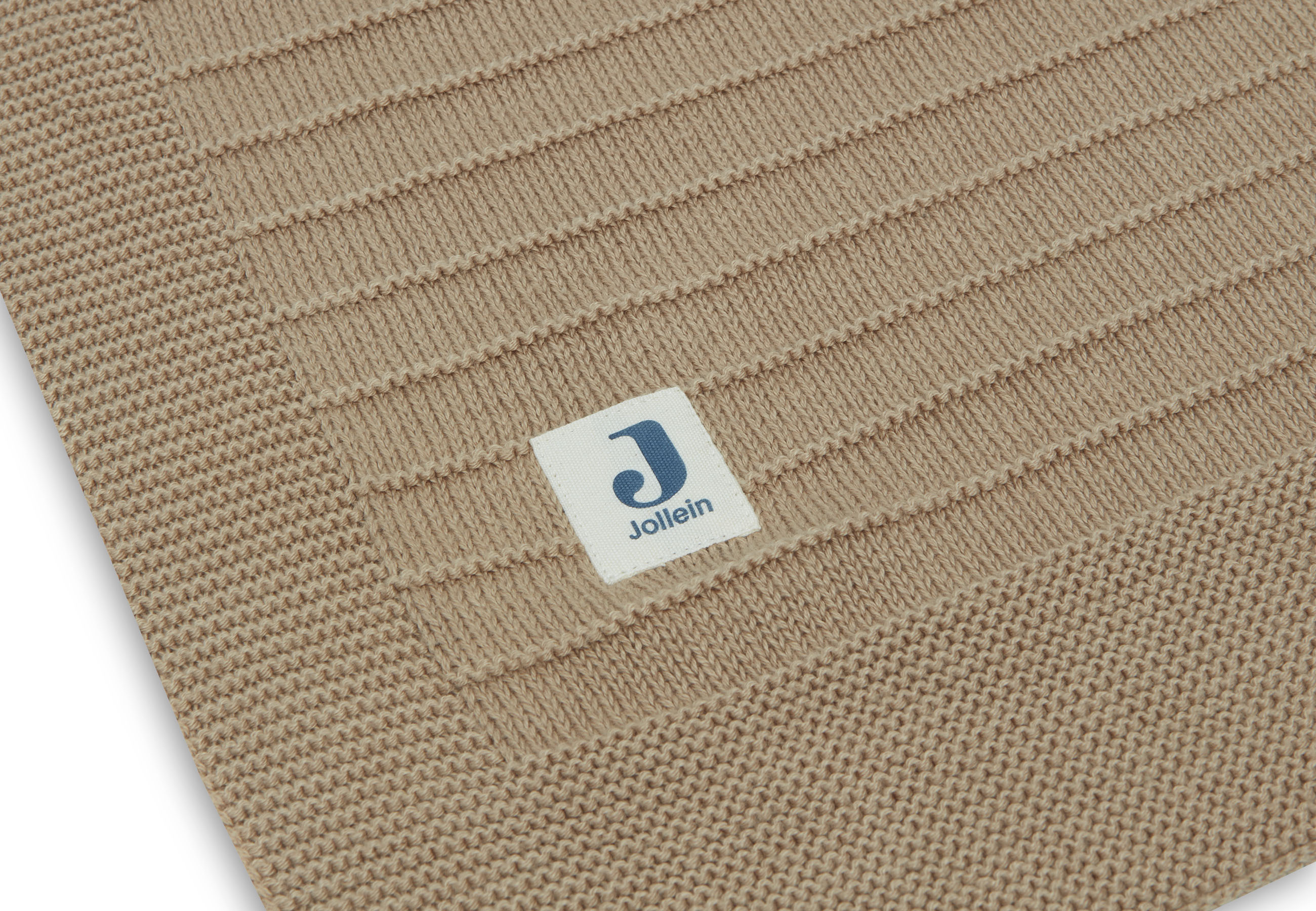 Deken Wieg Pure Knit - Biscuit