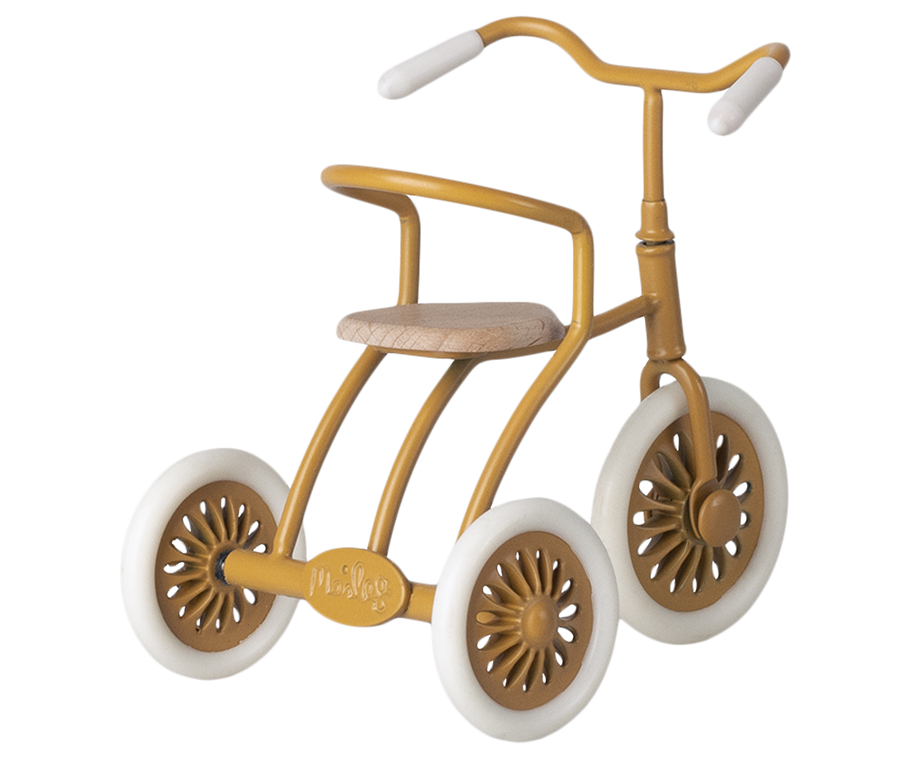 Maileg Miniatuur driewieler - Okergeel