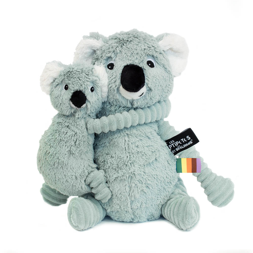 Ptipotos Koala met baby - mintgroen