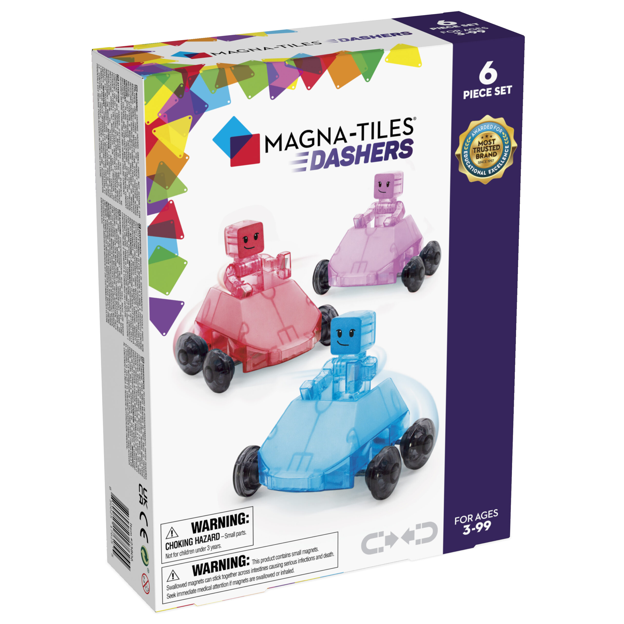 MAGNA-TILES Dashers uitbreidingsset - 3 stuks