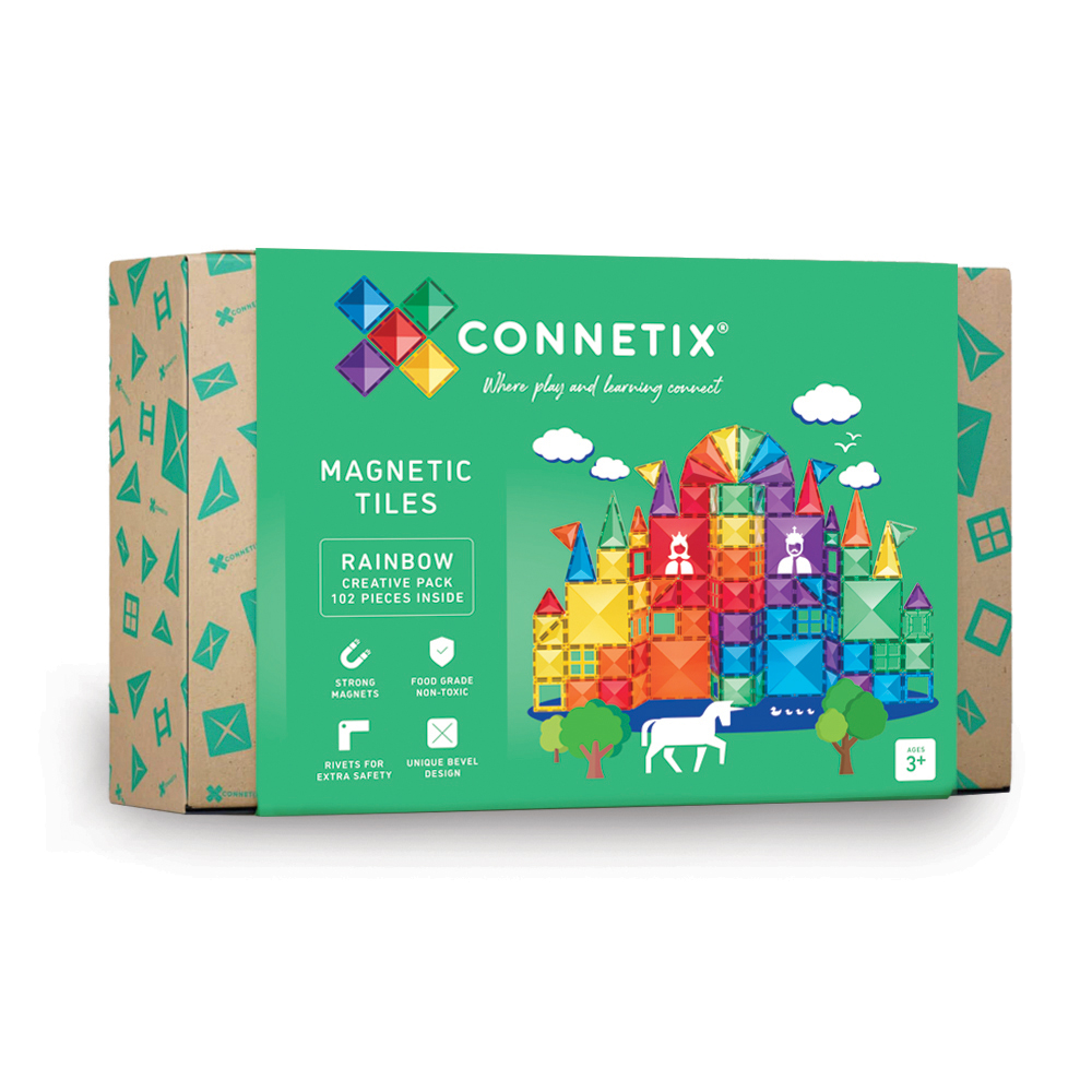 Connetix Rainbow Creative Pack - 102 stuks Connetix Rainbow Creative Pack - 102 stuks